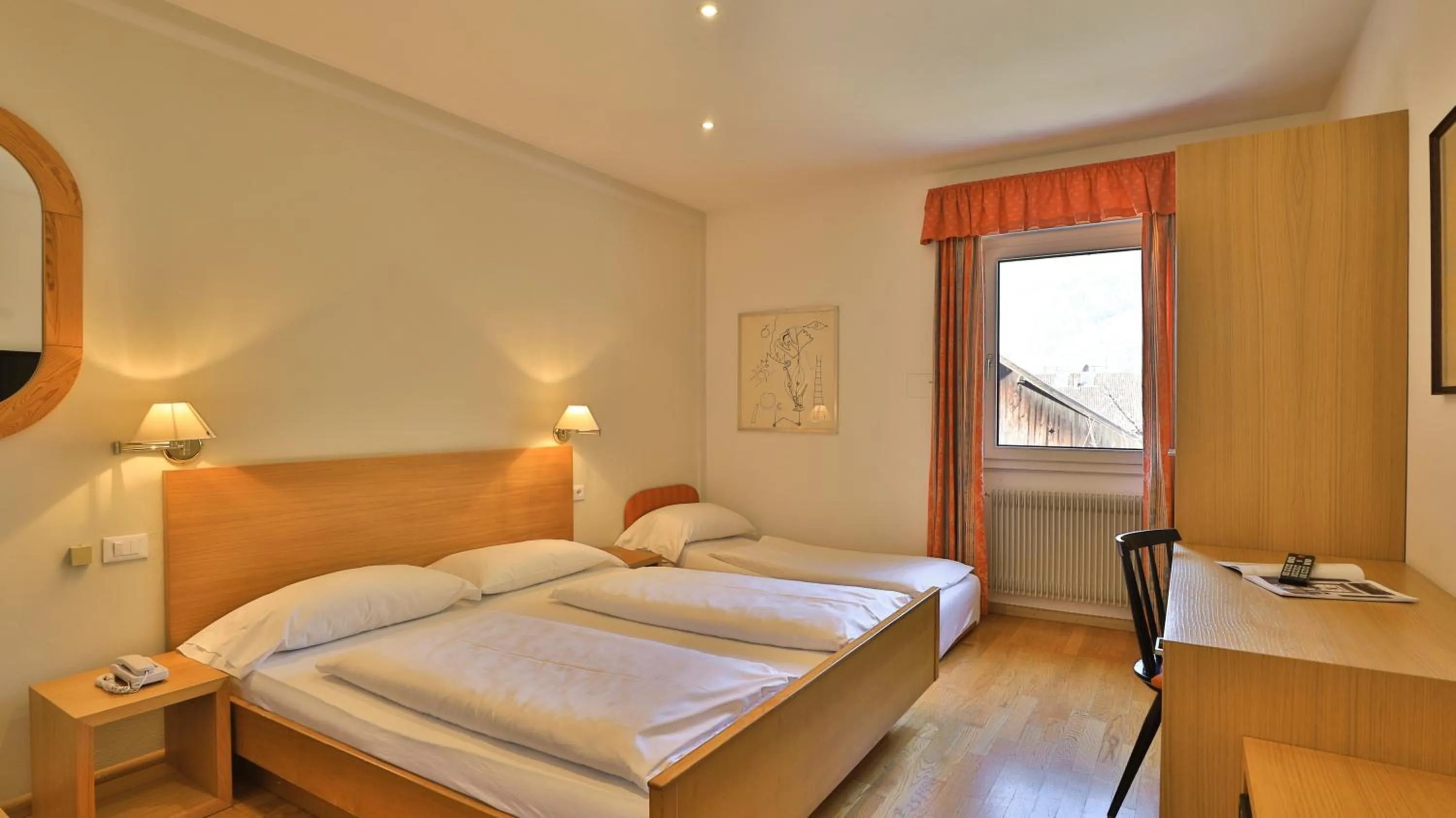 Bed in Hotel Sparerhof