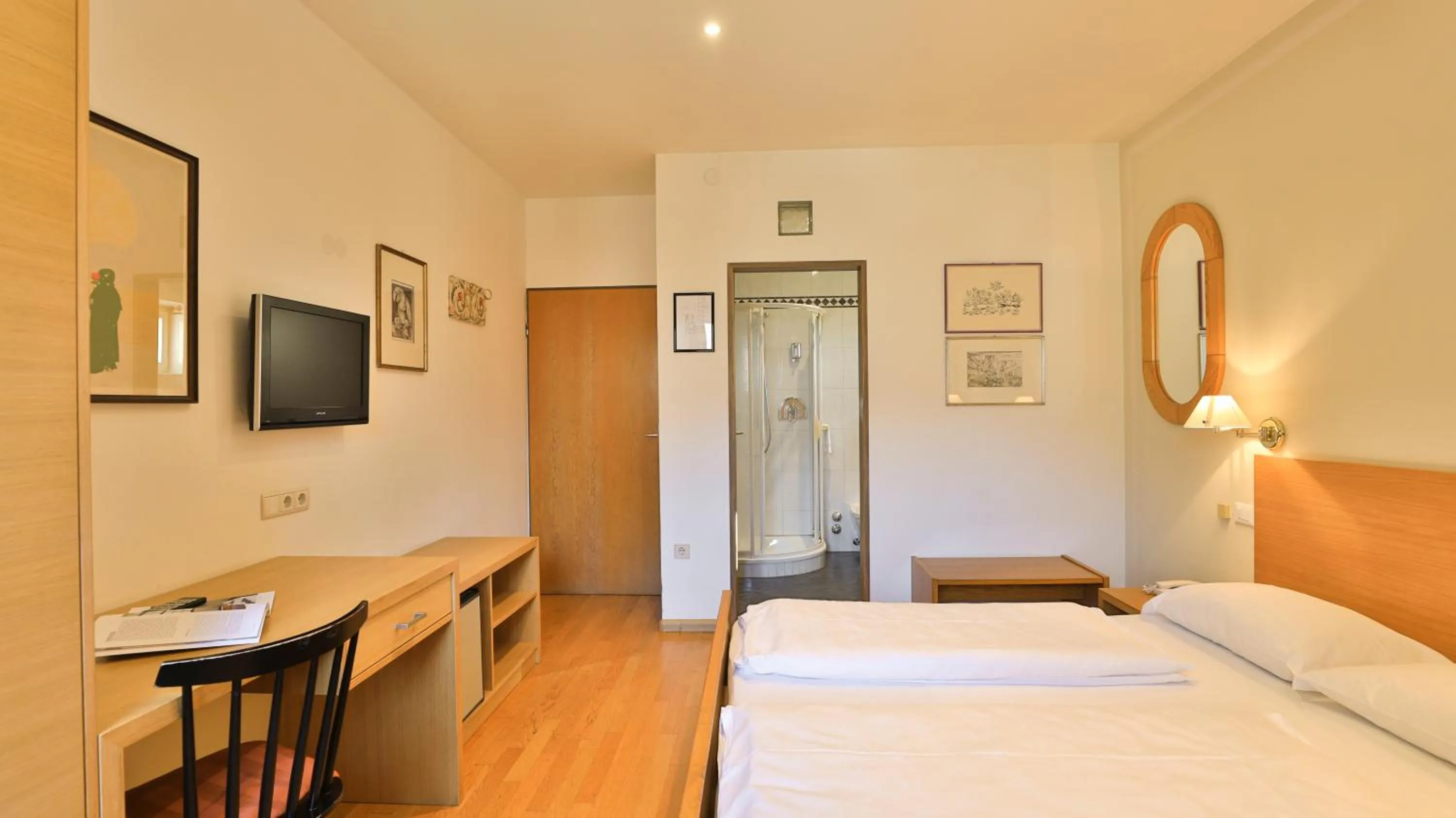 Bed in Hotel Sparerhof