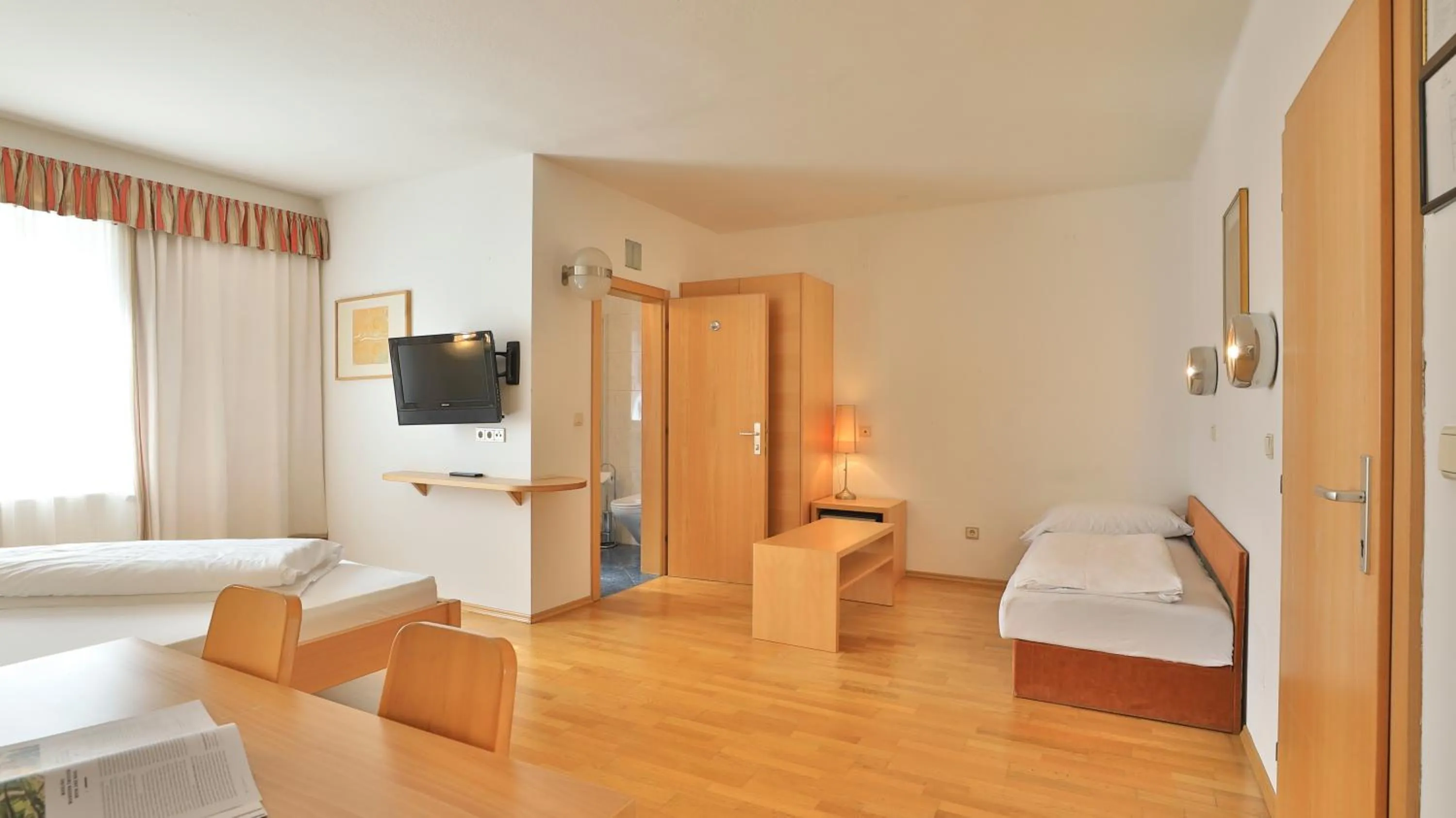 Bed in Hotel Sparerhof