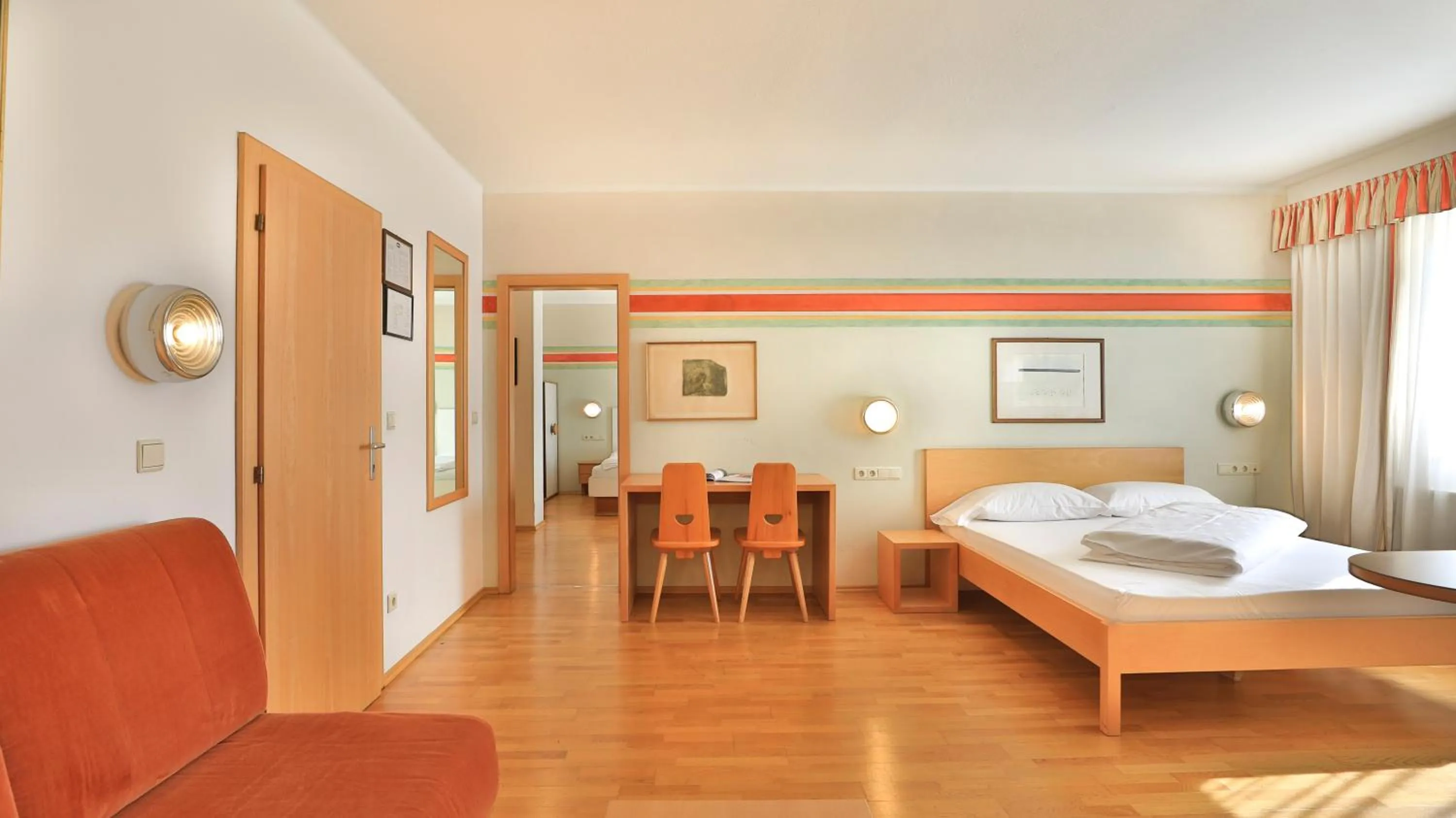 Bed in Hotel Sparerhof