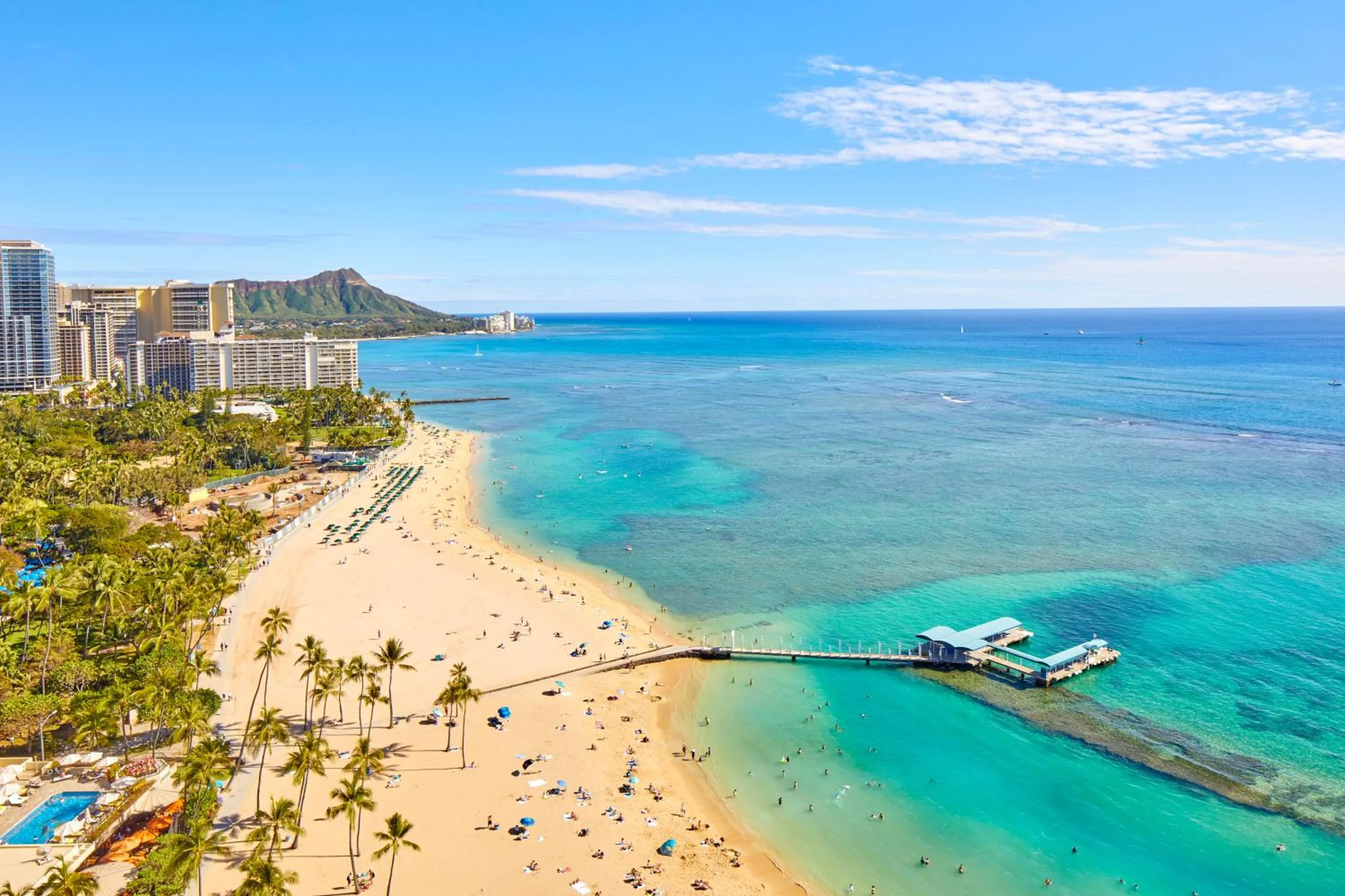 Sea view in Hilton Hawaiian Village Waikiki Beach Resort