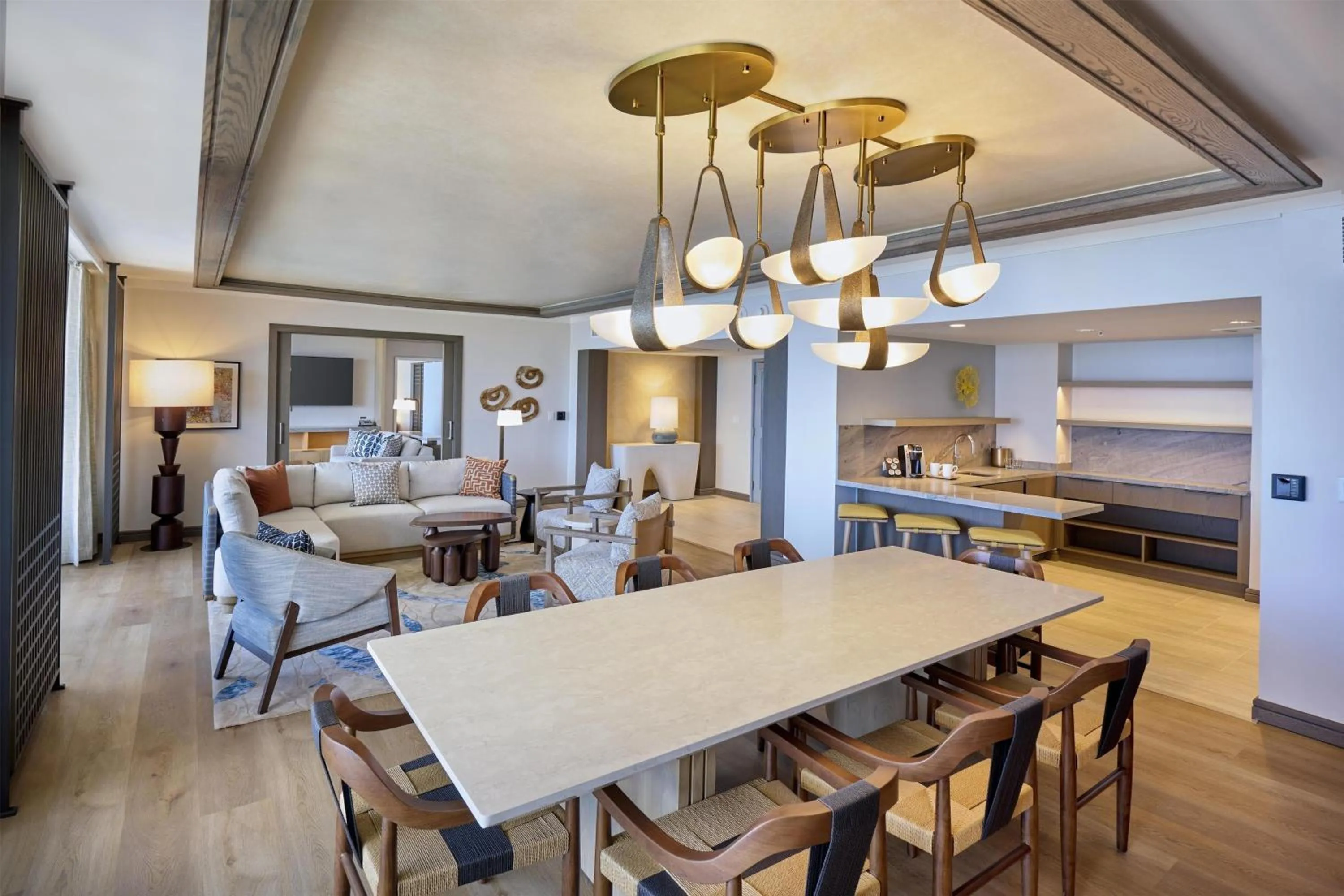 Living room in Hilton Hawaiian Village Waikiki Beach Resort