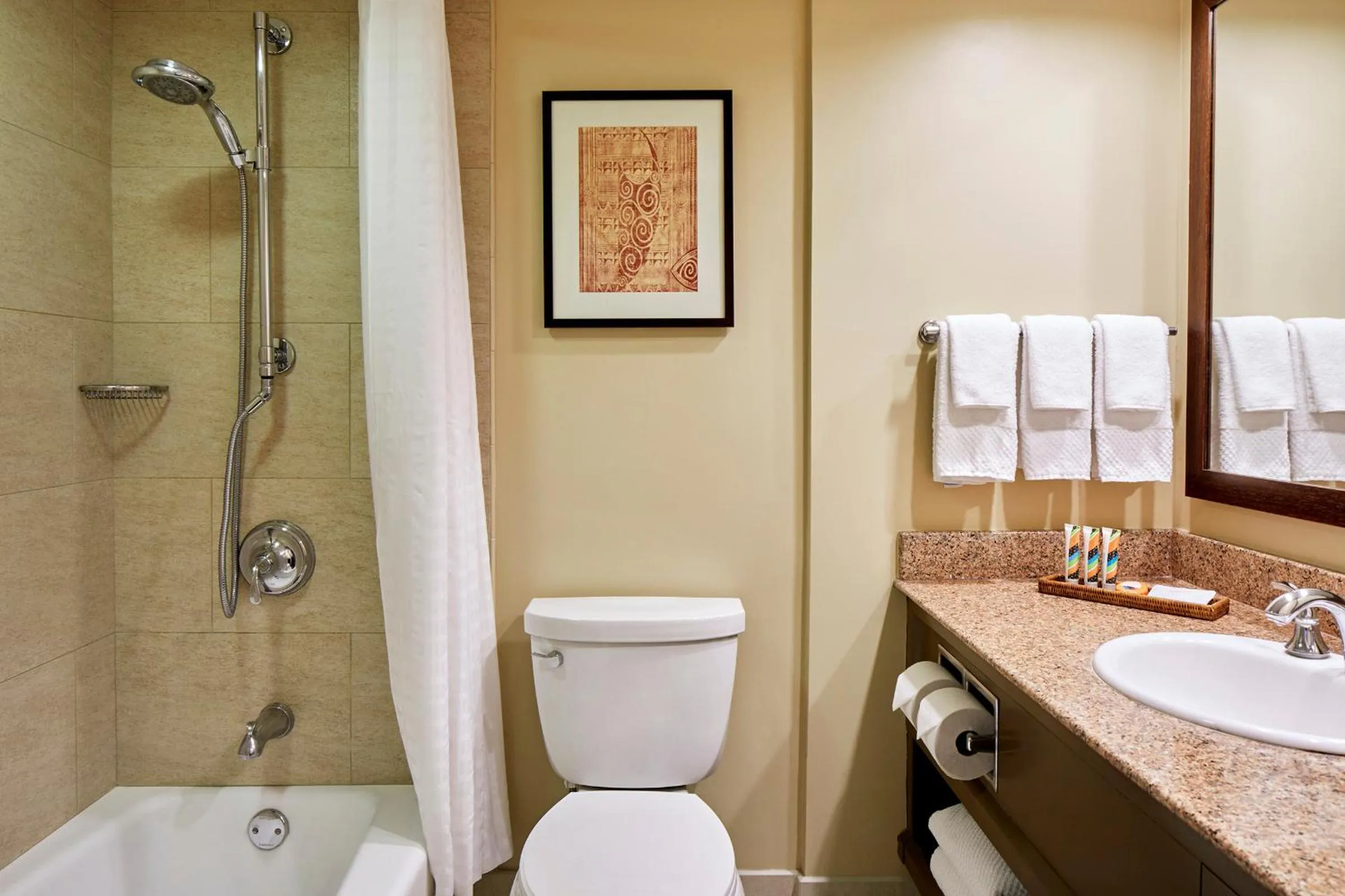 Partial Ocean View with Two Double Beds in Hilton Hawaiian Village Waikiki Beach Resort