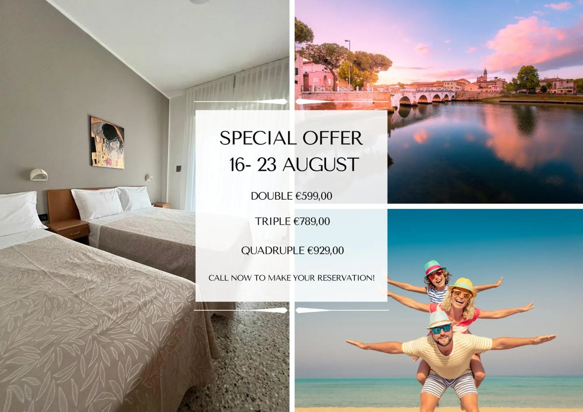 Bed in Hotel B&B Ardea Rimini