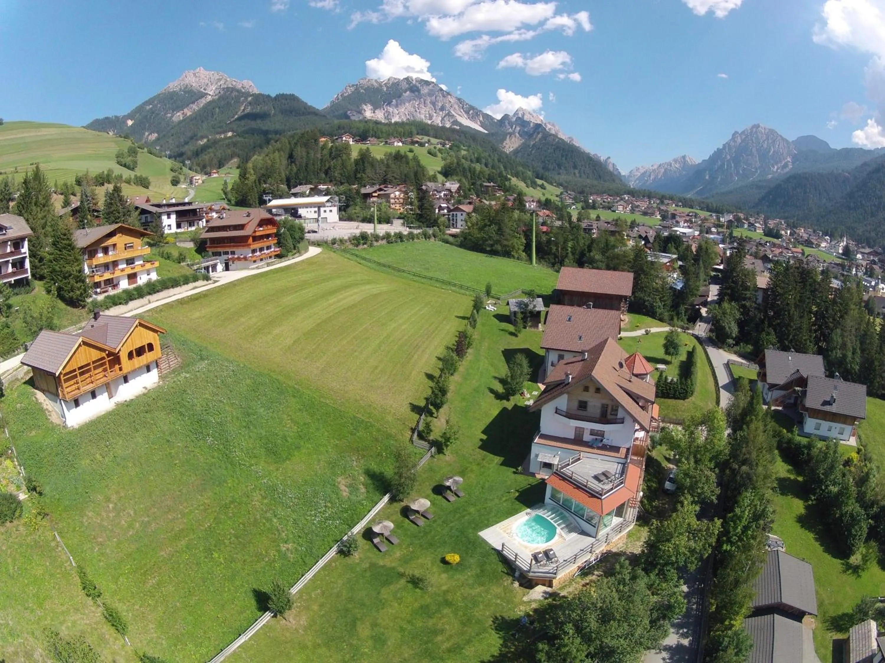Bird's eye view in Villa Ortensia