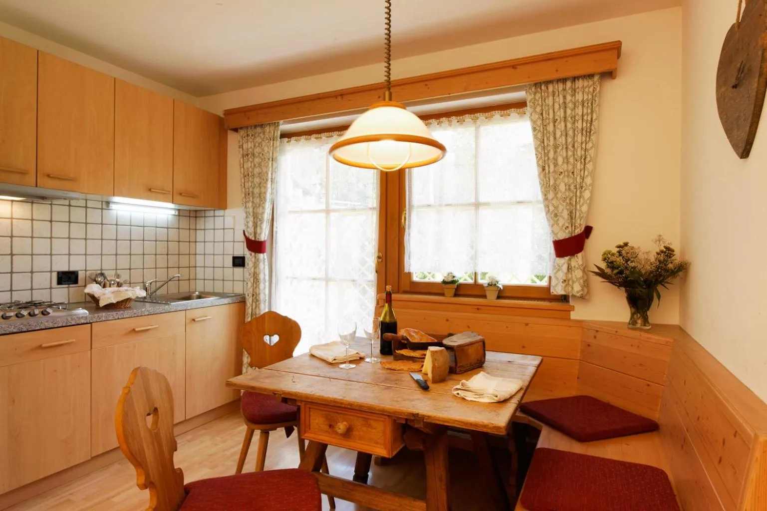 Dining area in Villa Ortensia
