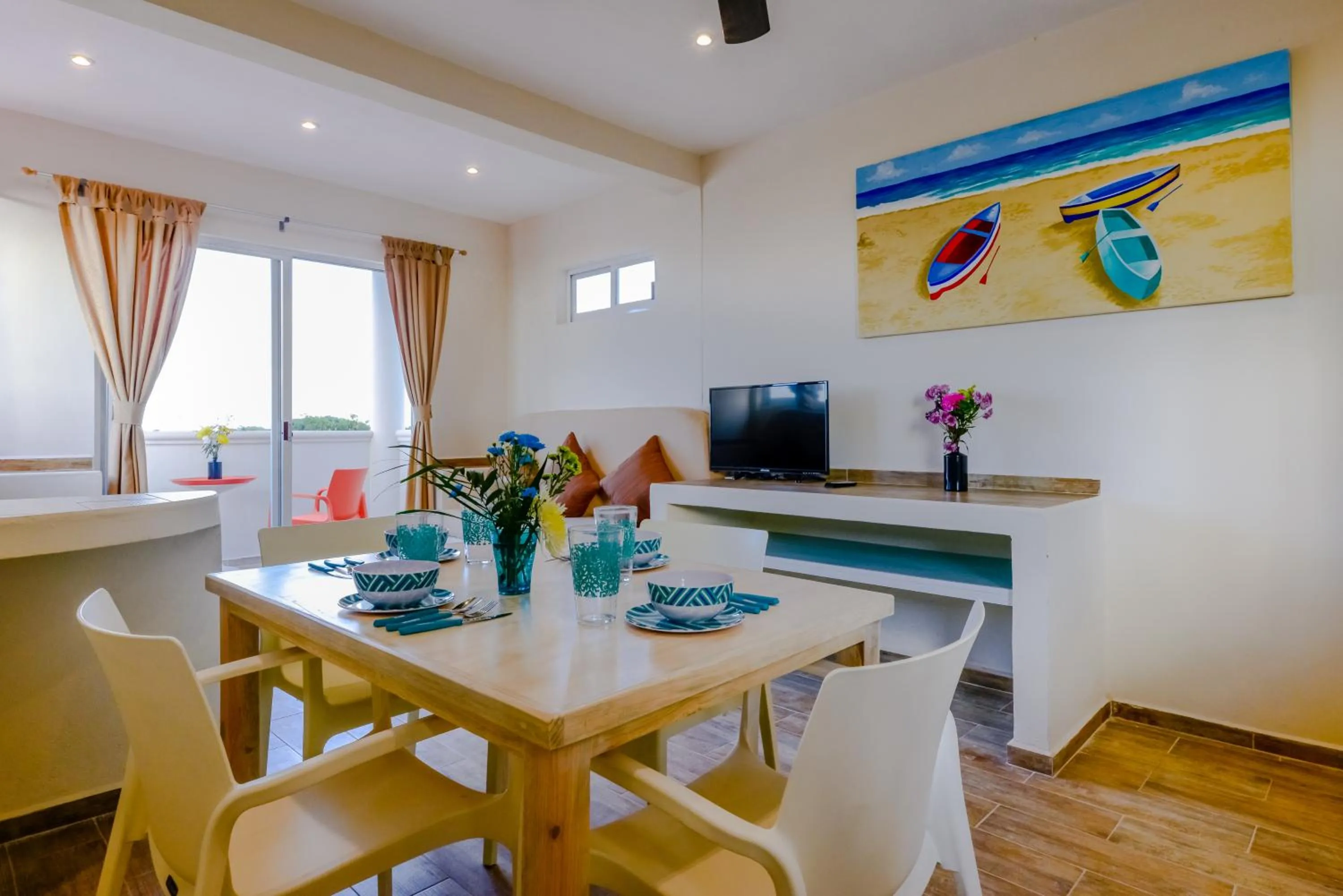 Living room in Condo Casa del Arbol