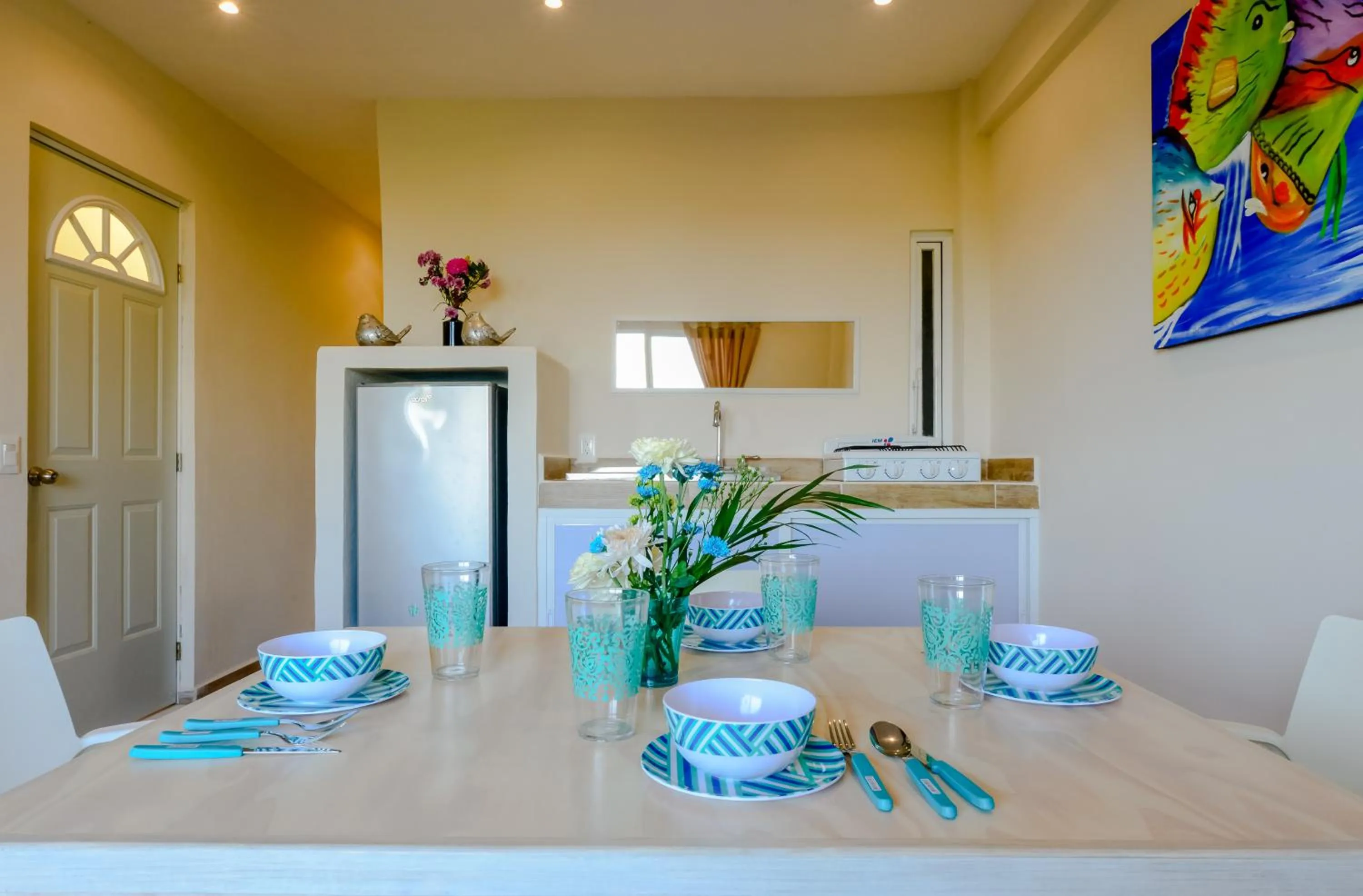 Dining area in Condo Casa del Arbol