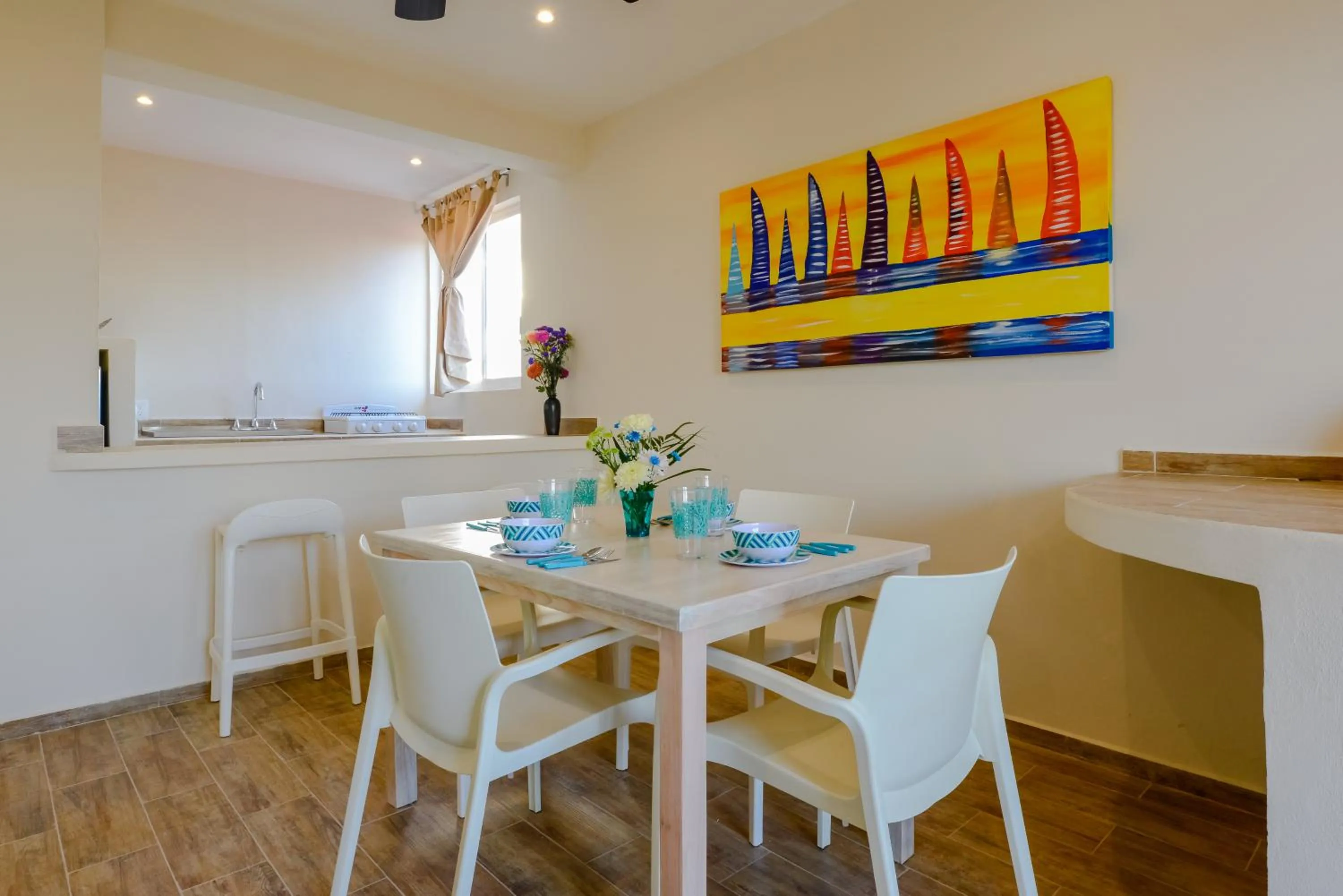 Dining area in Condo Casa del Arbol