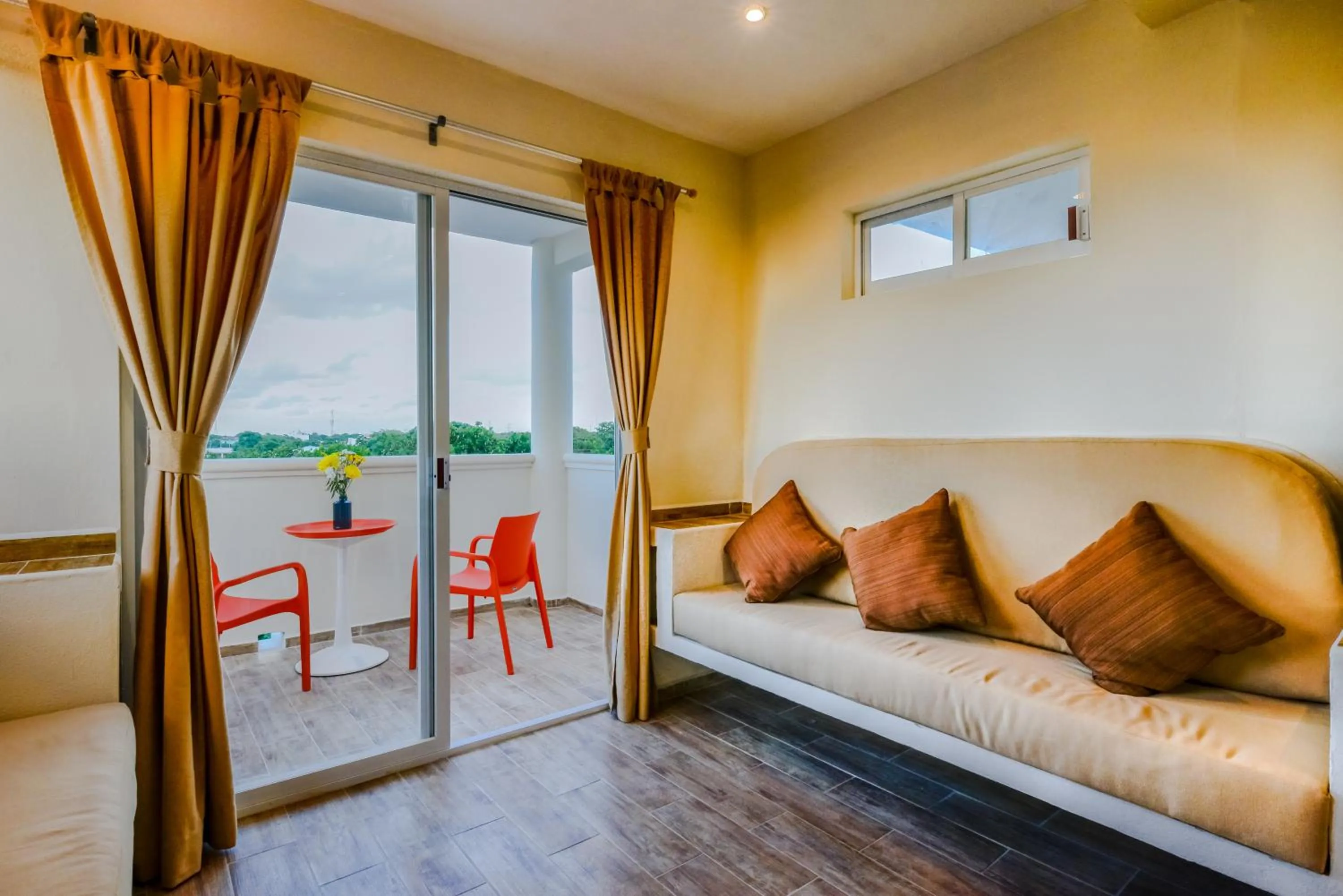 Balcony/Terrace, Bed in Condo Casa del Arbol