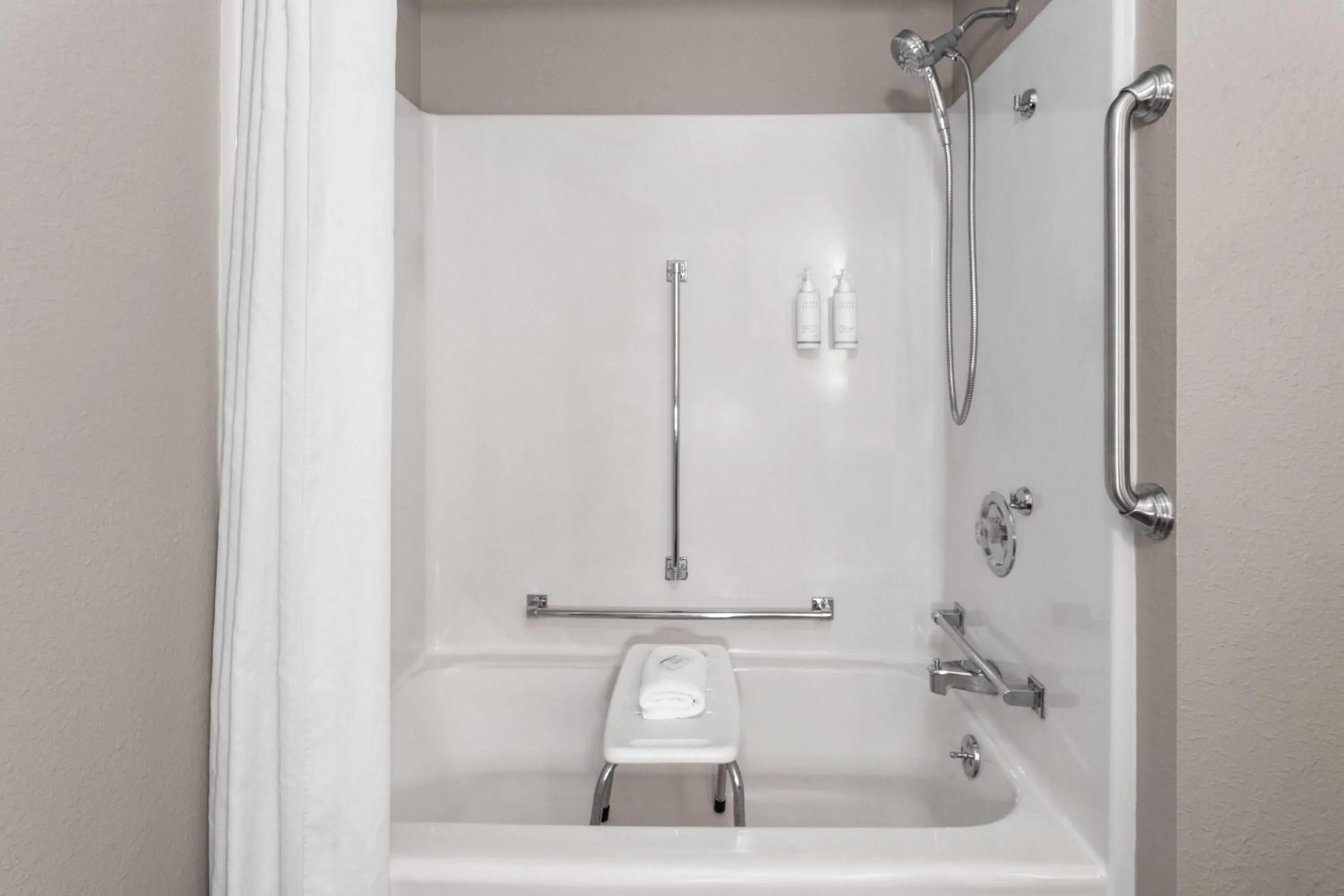 Bathroom in Super 8 by Wyndham Green Bay Near Stadium