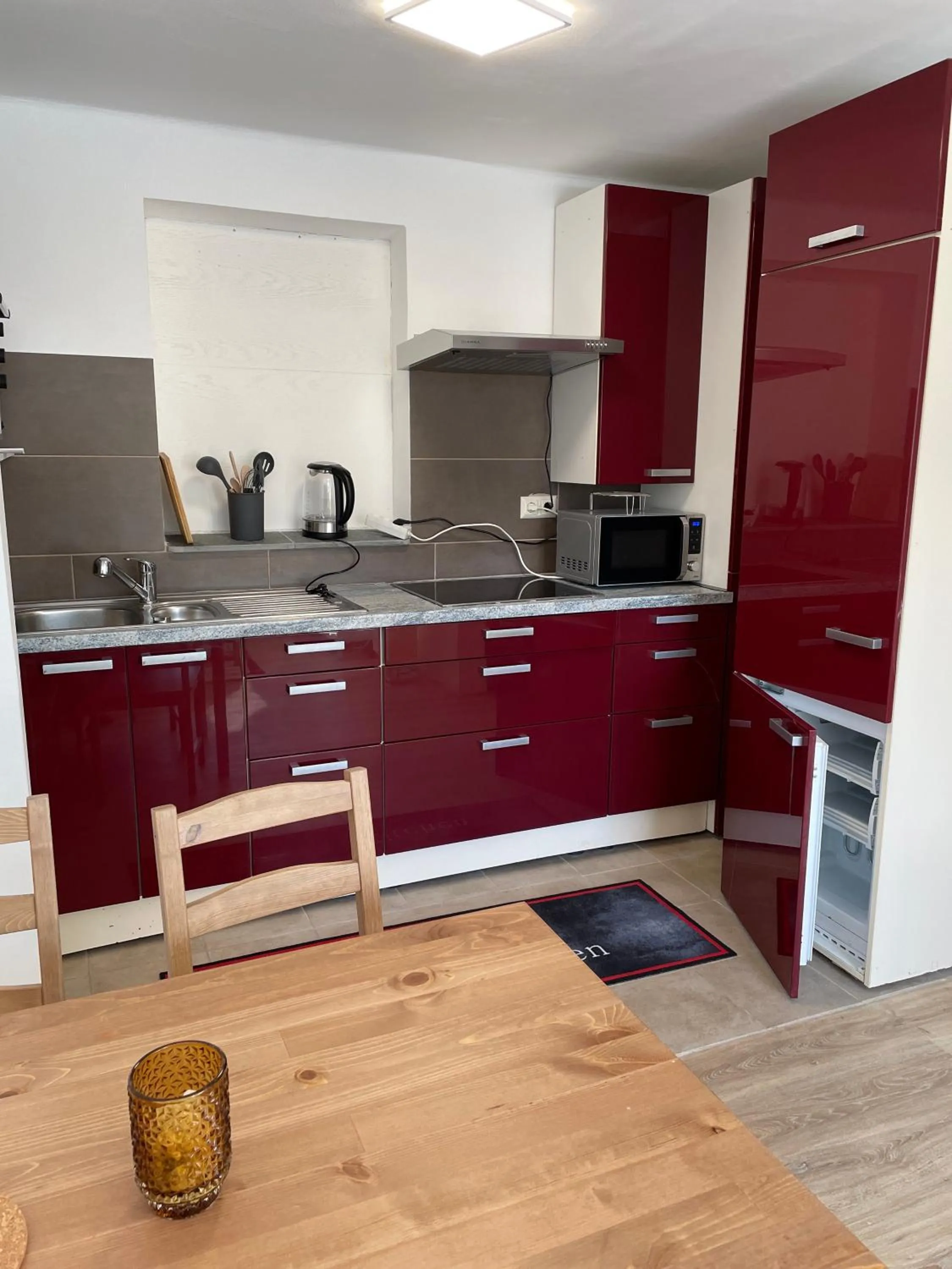 Kitchen or kitchenette in Mountain Hotel & Hostel