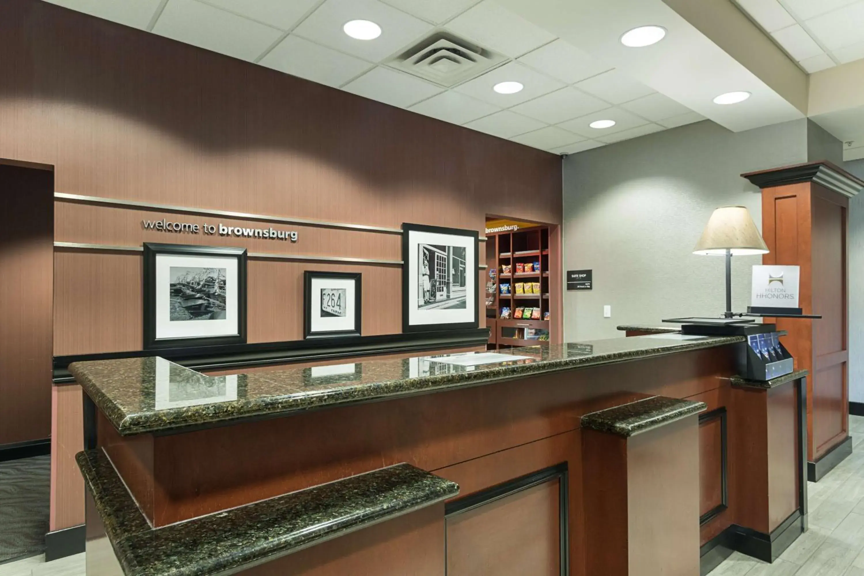 Lobby or reception in Hampton Inn and Suites Indianapolis/Brownsburg Lobby or reception in Hampton Inn and Suites Indianapolis/Brownsburg