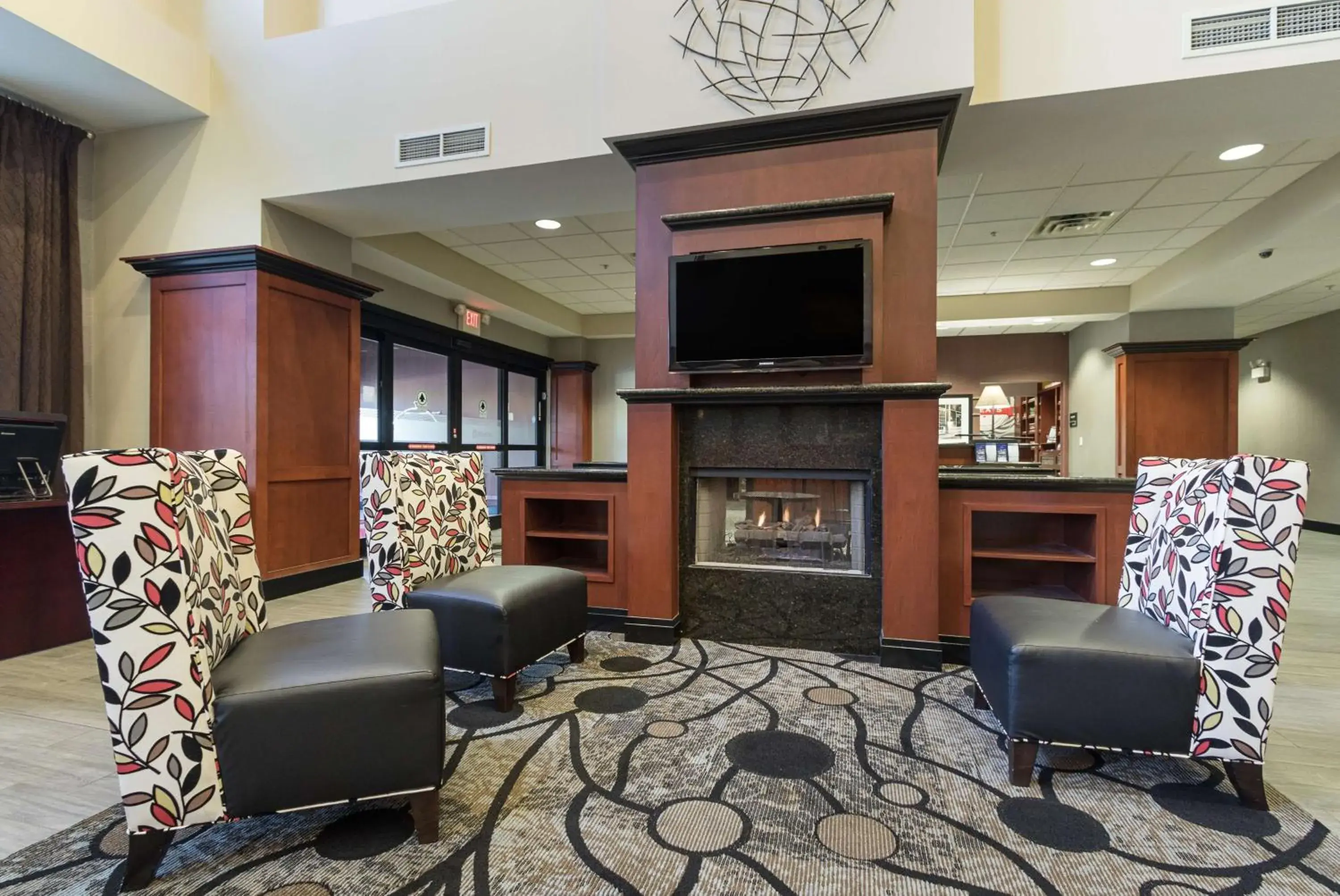 Lobby or reception in Hampton Inn and Suites Indianapolis/Brownsburg Lobby or reception in Hampton Inn and Suites Indianapolis/Brownsburg