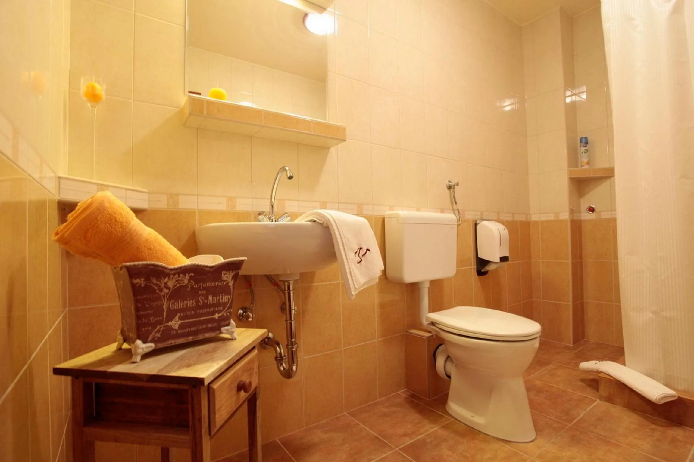 Bathroom in Família Vendégház