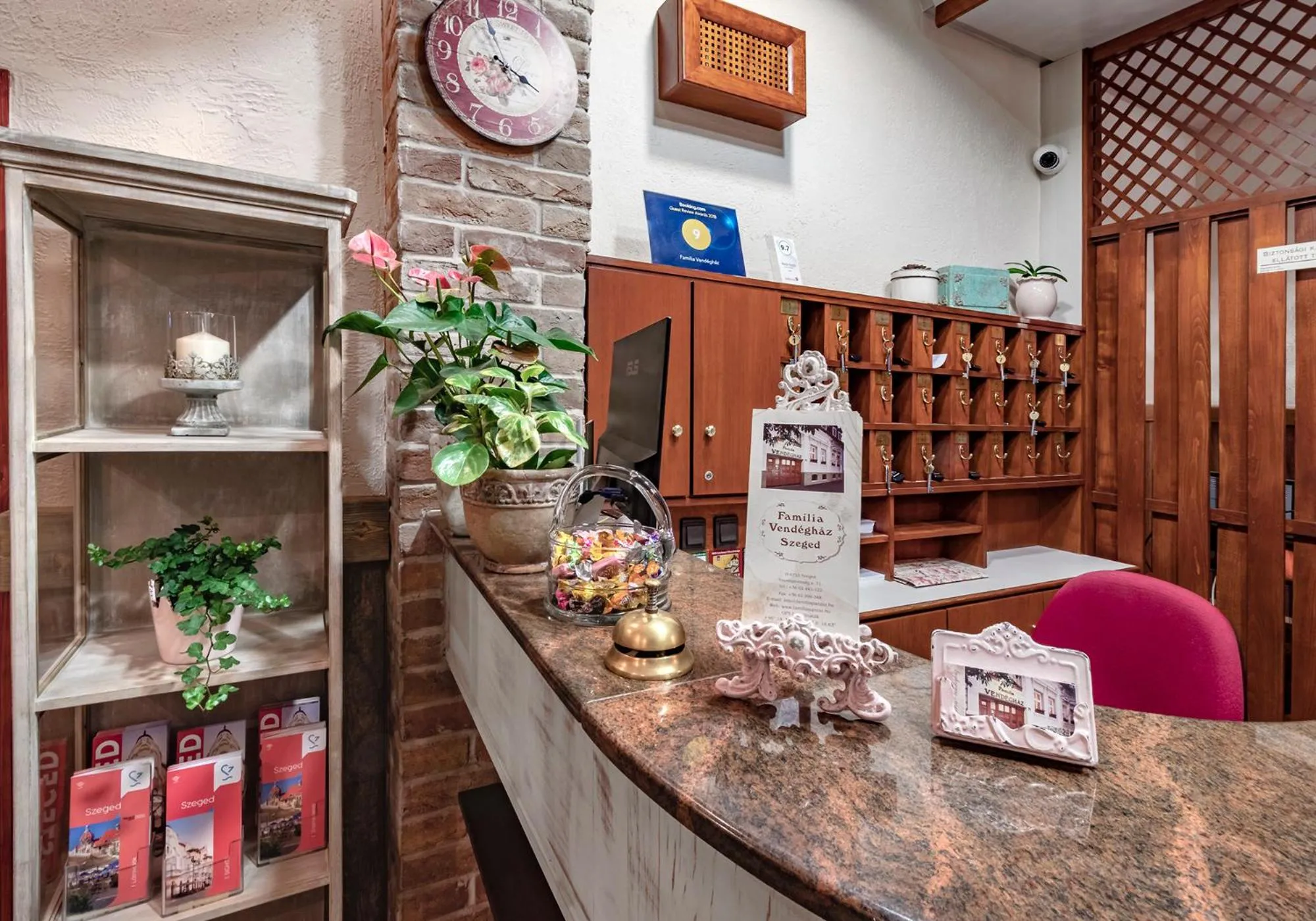 Lobby or reception in Família Vendégház