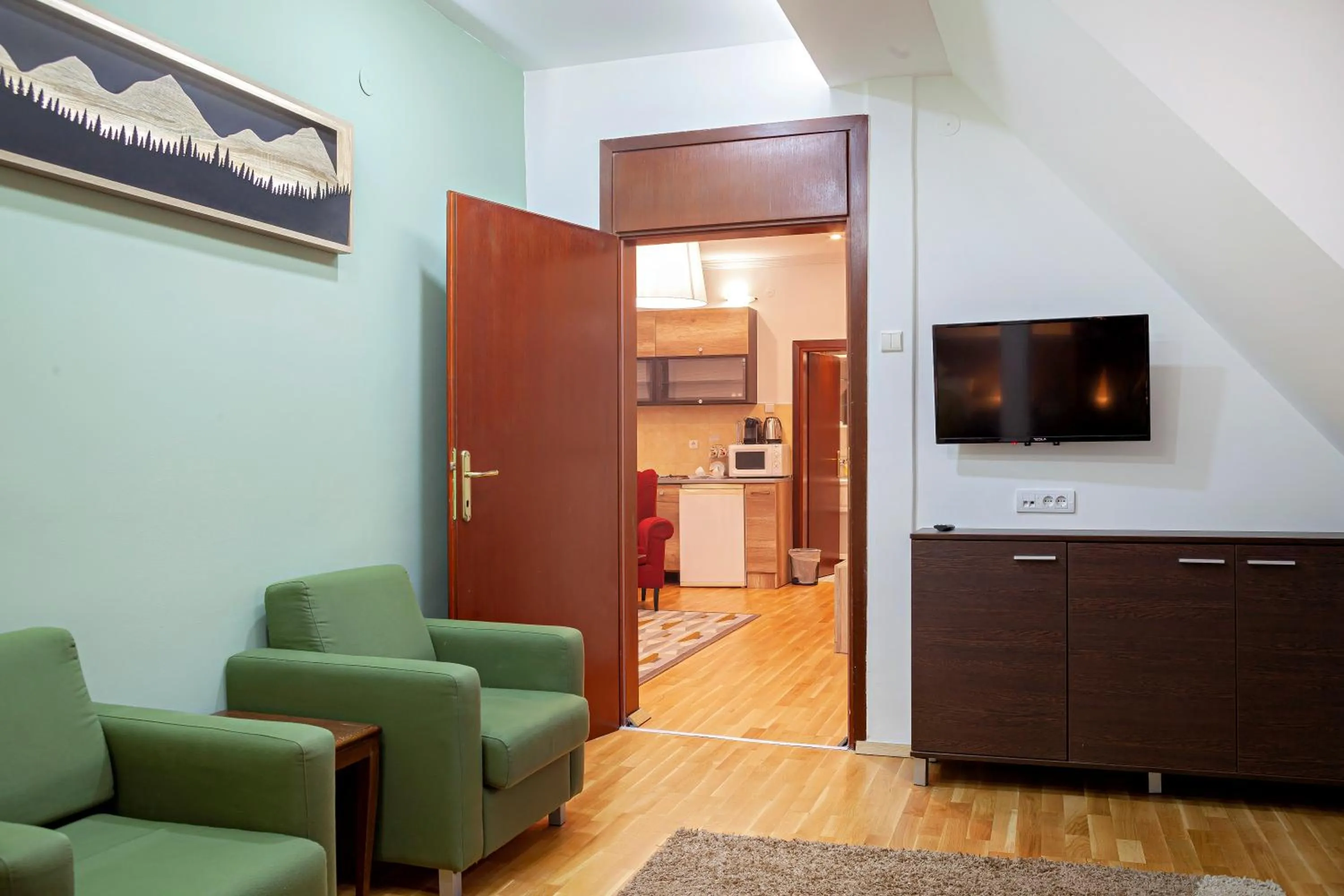 Seating area in Hotel Junior