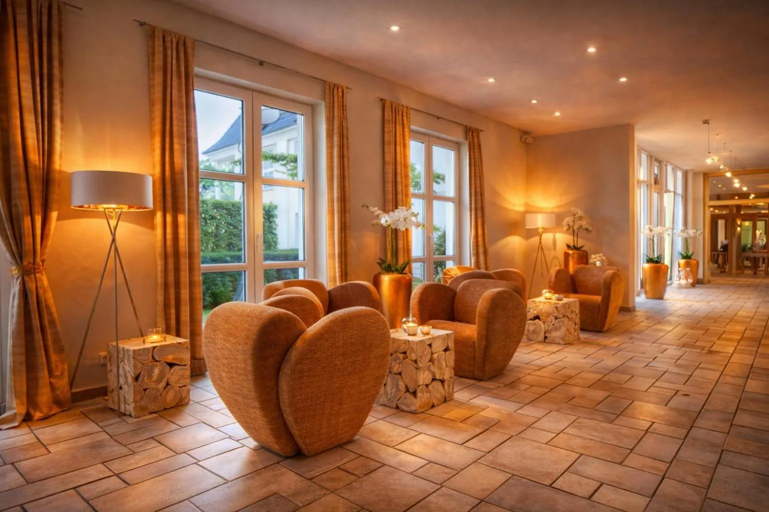 Lobby or reception in Hotel Sonne