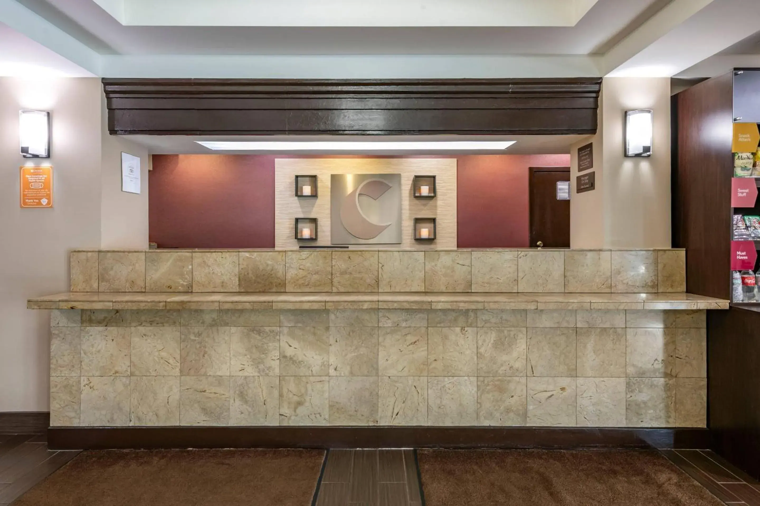 Lobby or reception in Comfort Suites Baymeadows Near Butler Blvd Lobby or reception in Comfort Suites Baymeadows Near Butler Blvd