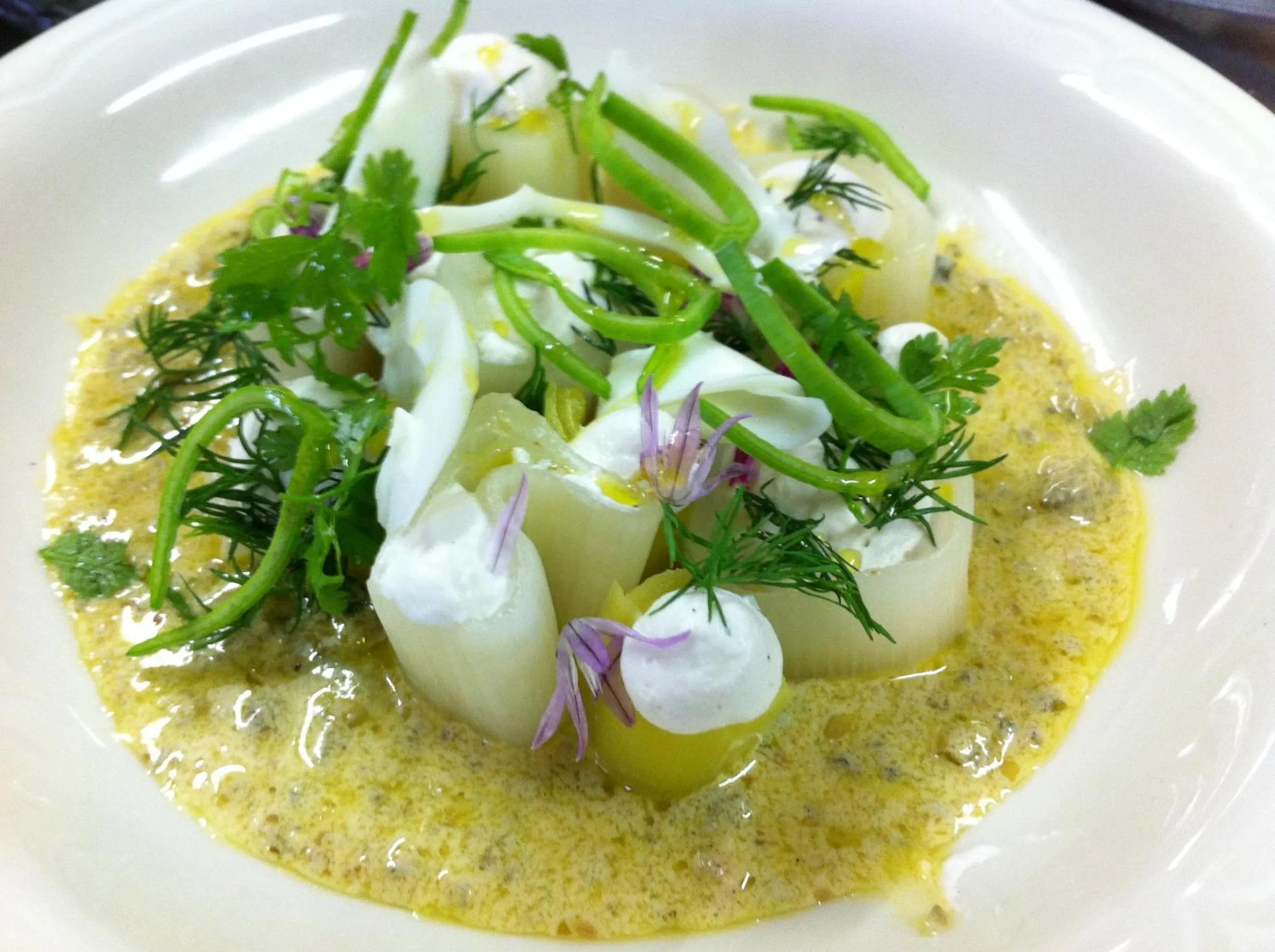 Food close-up in Hotel - Restaurant Les 3 Piliers