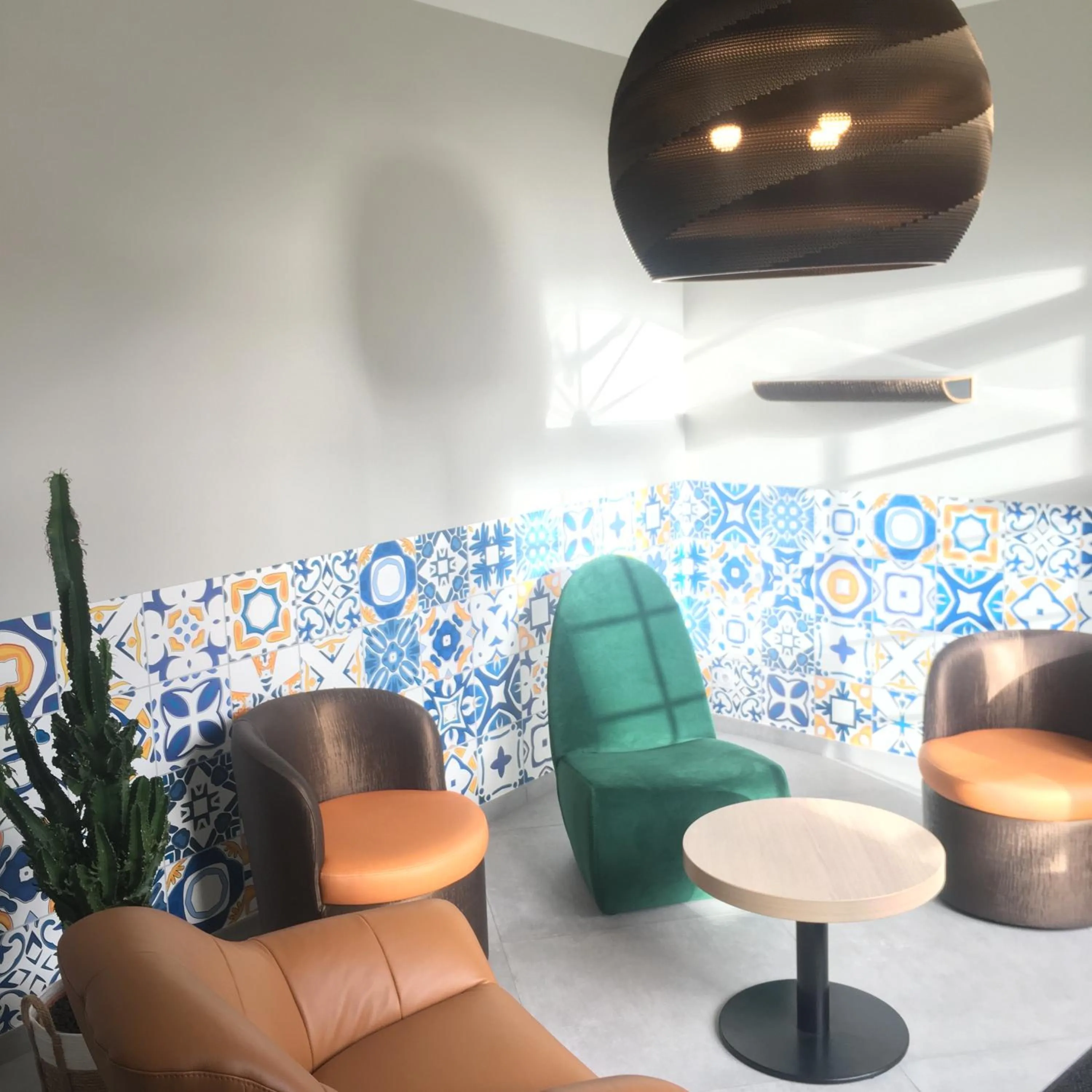 Seating area in Hotel - Restaurant Les 3 Piliers