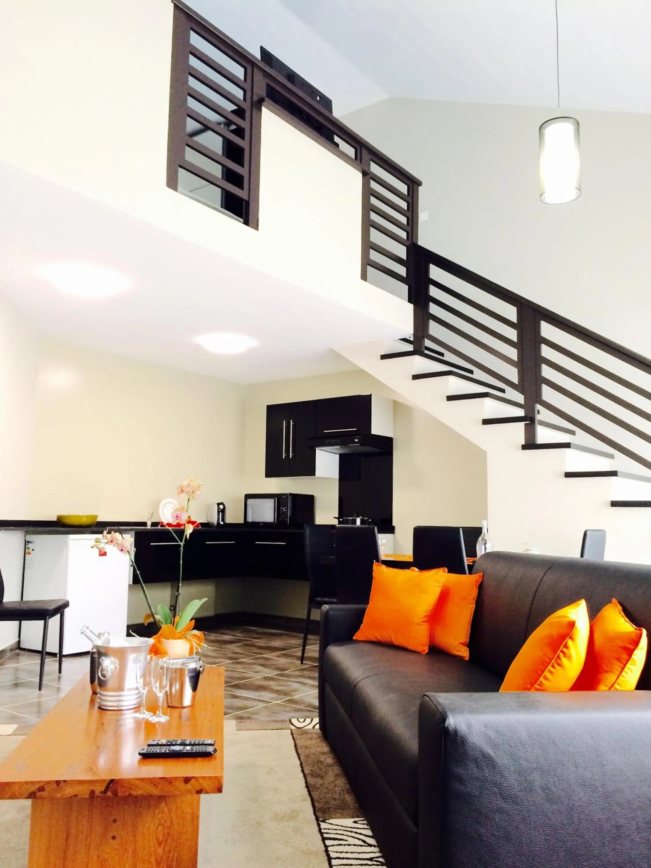 Living room in L'Eskale Guyane