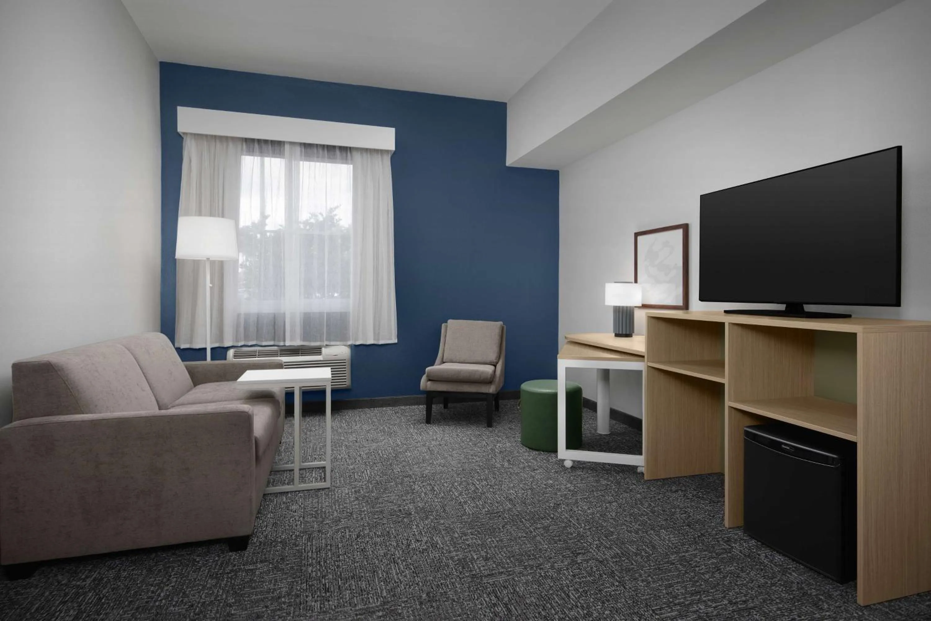 Living room in Spark by Hilton Miami Doral