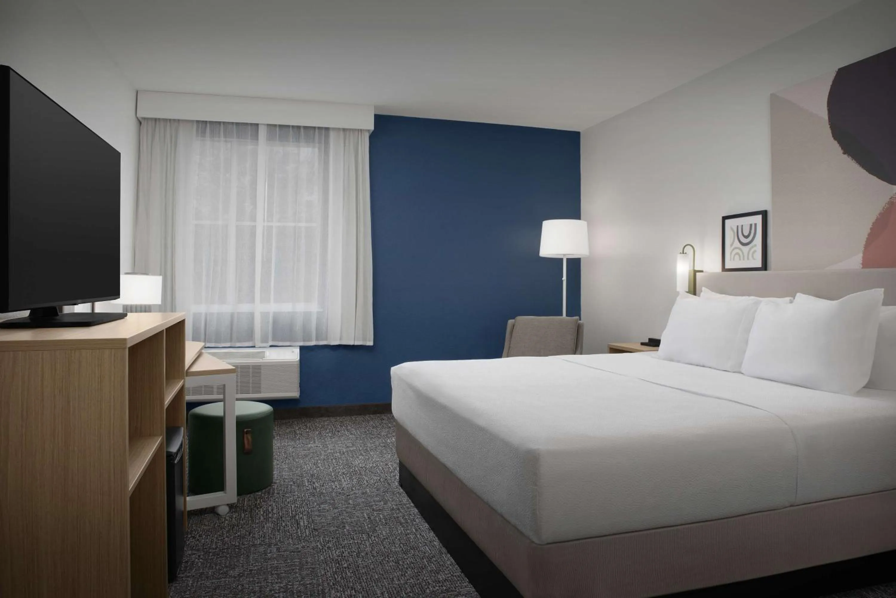 Bed in Spark by Hilton Miami Doral