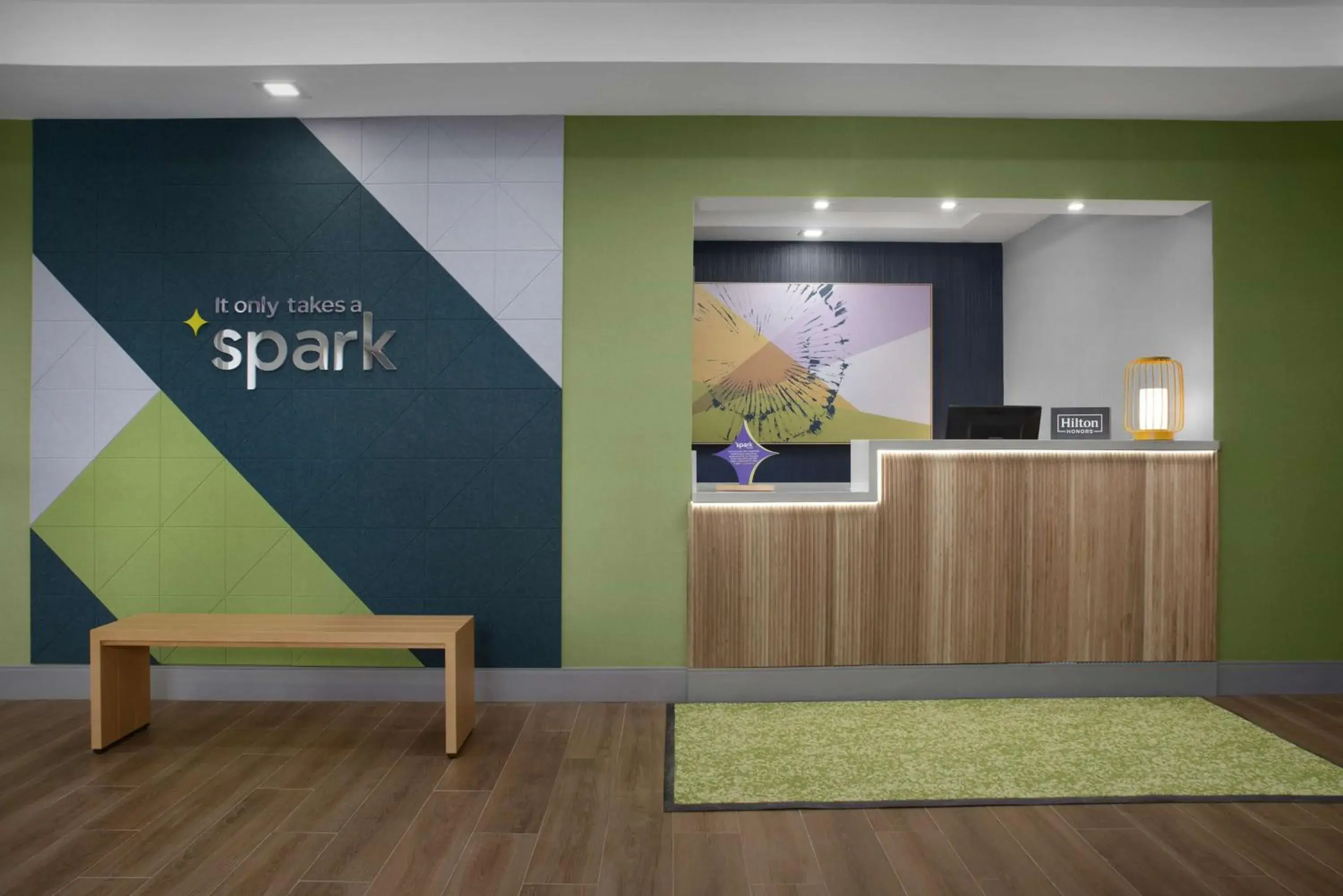 Lobby or reception in Spark by Hilton Miami Doral Lobby or reception in Spark by Hilton Miami Doral