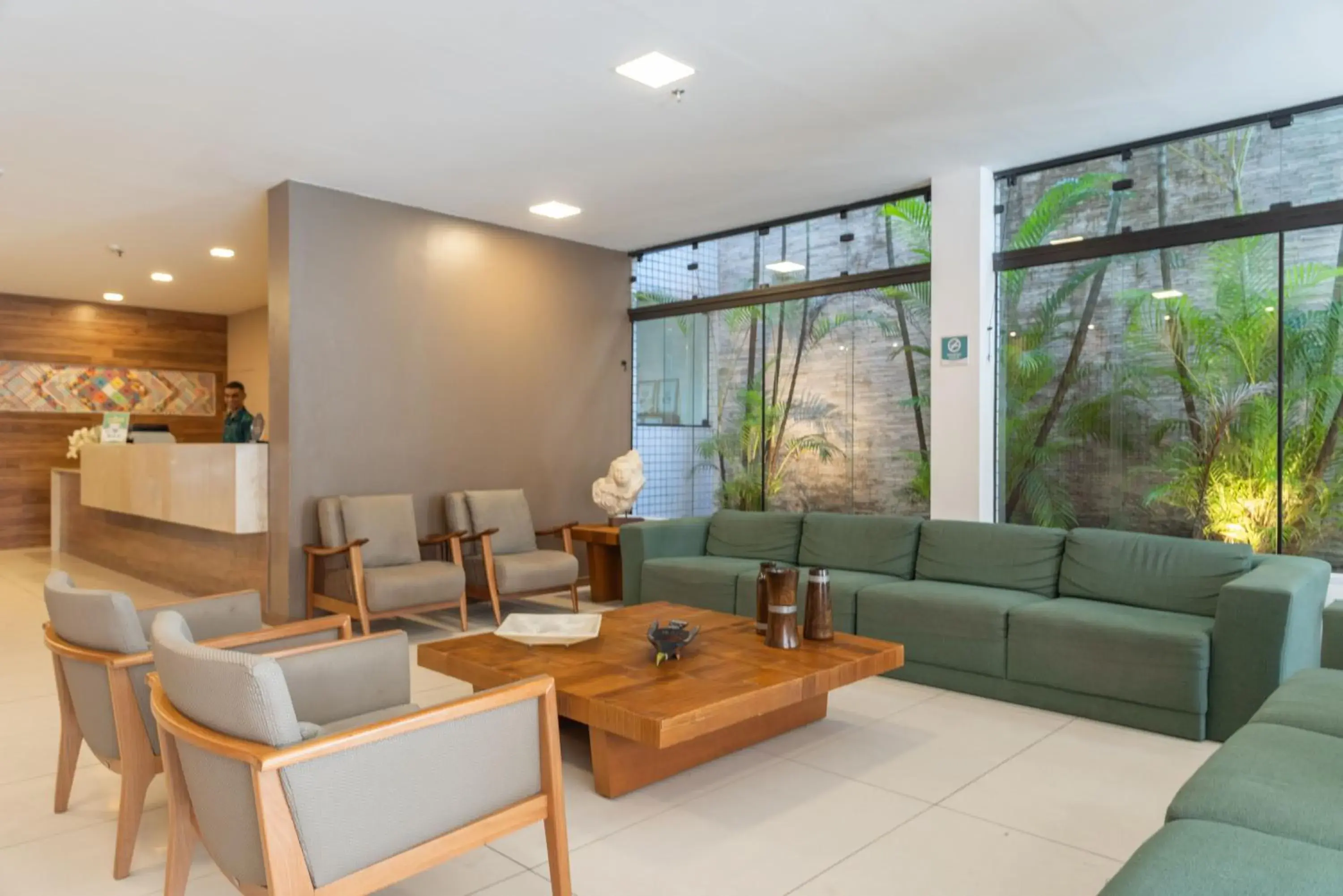 Lobby or reception in Palms Ponta Verde by Tropicalis Lobby or reception in Palms Ponta Verde by Tropicalis