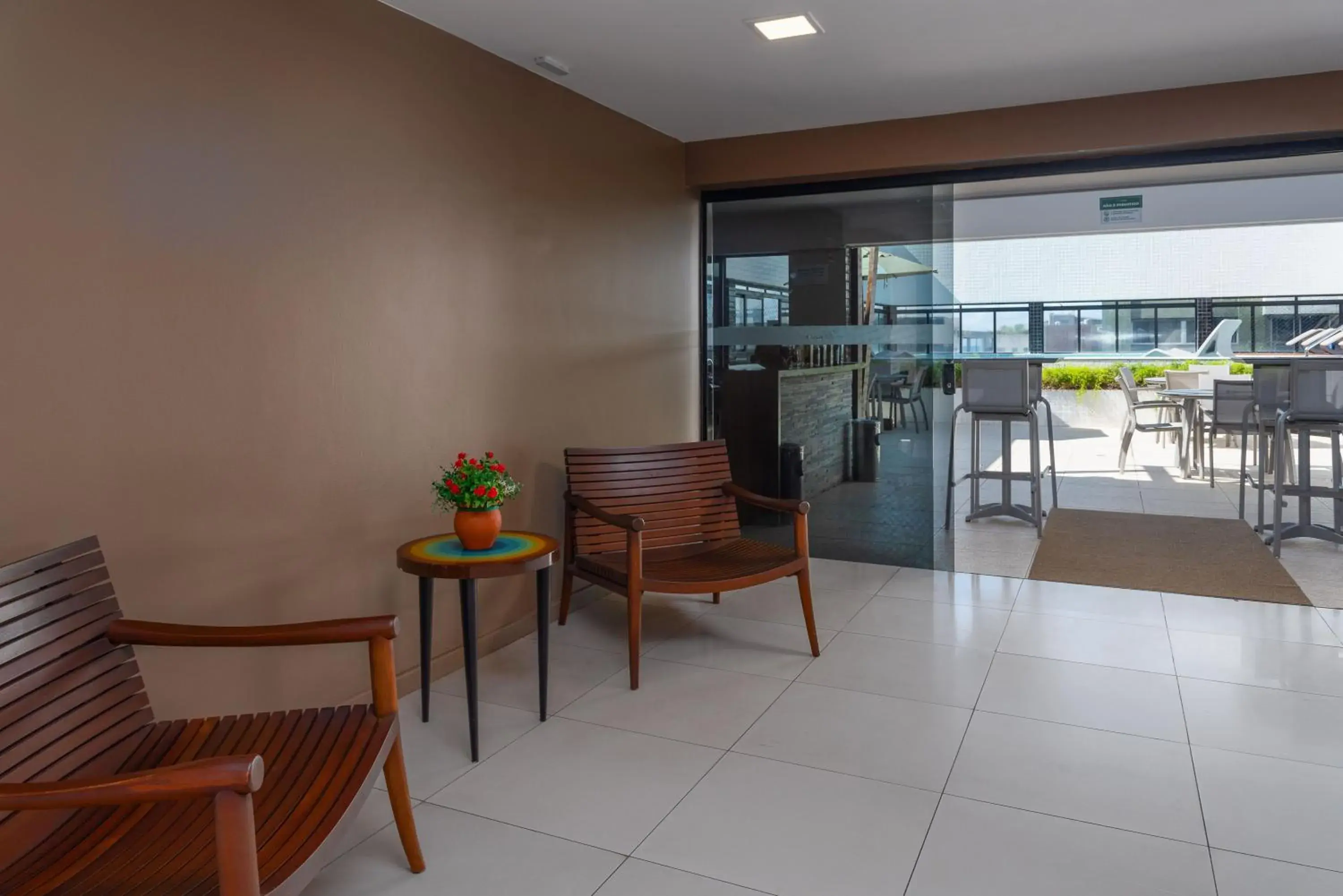 Balcony/Terrace in Palms Ponta Verde by Tropicalis Balcony/Terrace in Palms Ponta Verde by Tropicalis