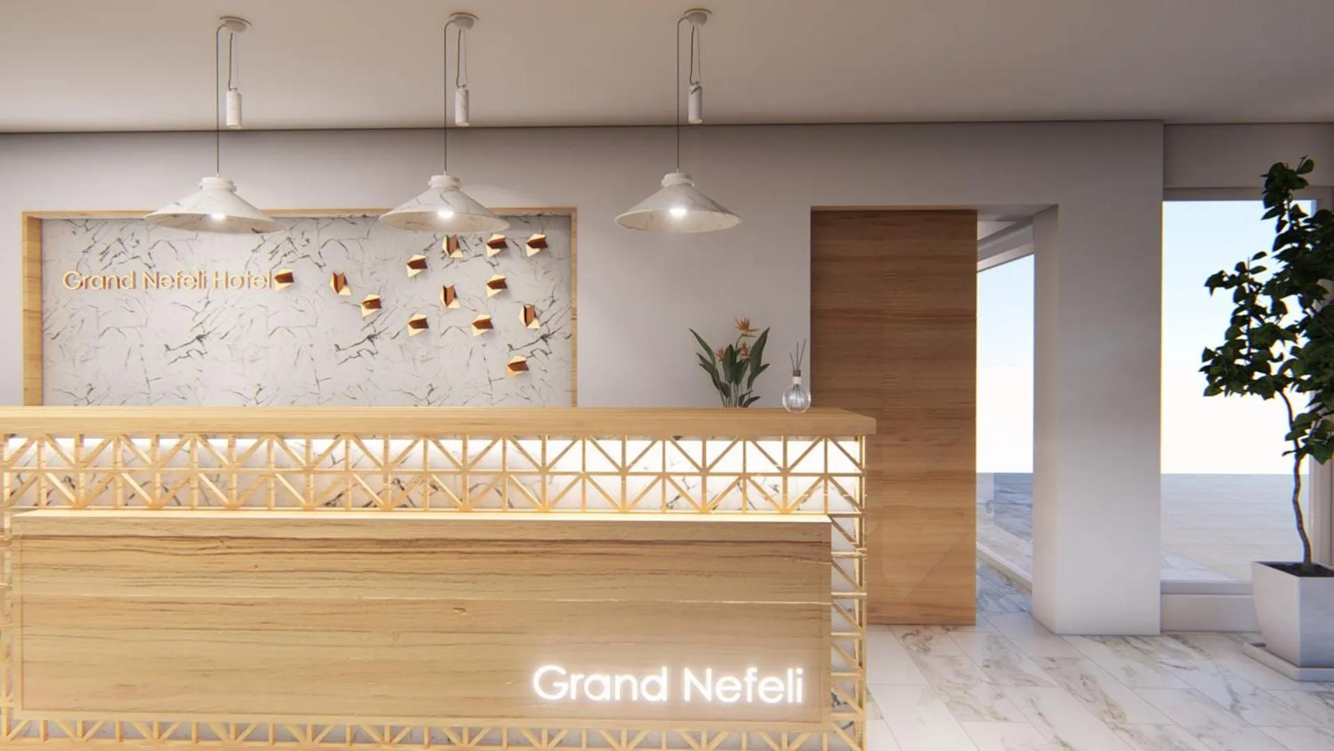 Lobby or reception in Hotel Grand Nefeli