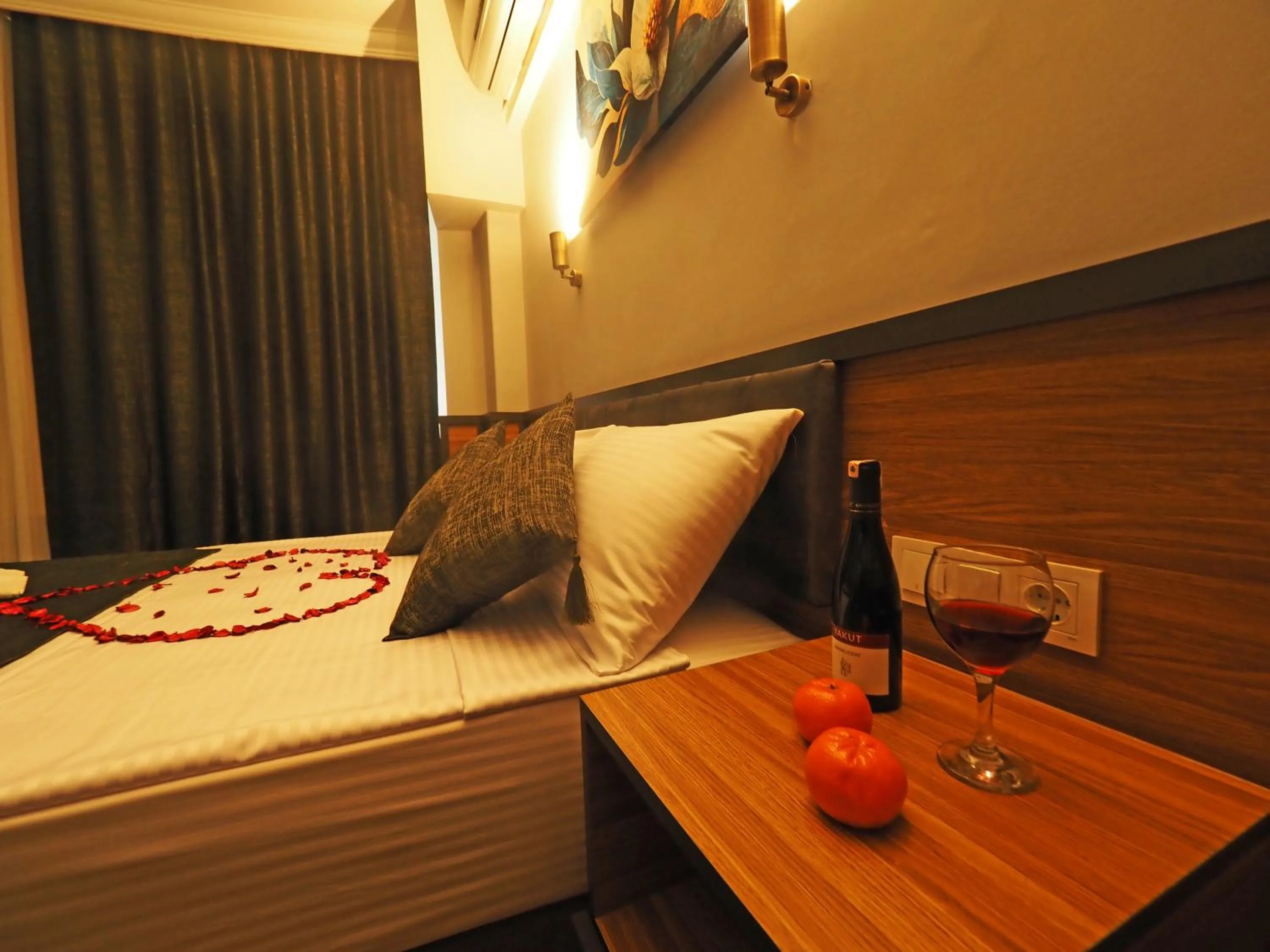 Bed in Arges old city hotel