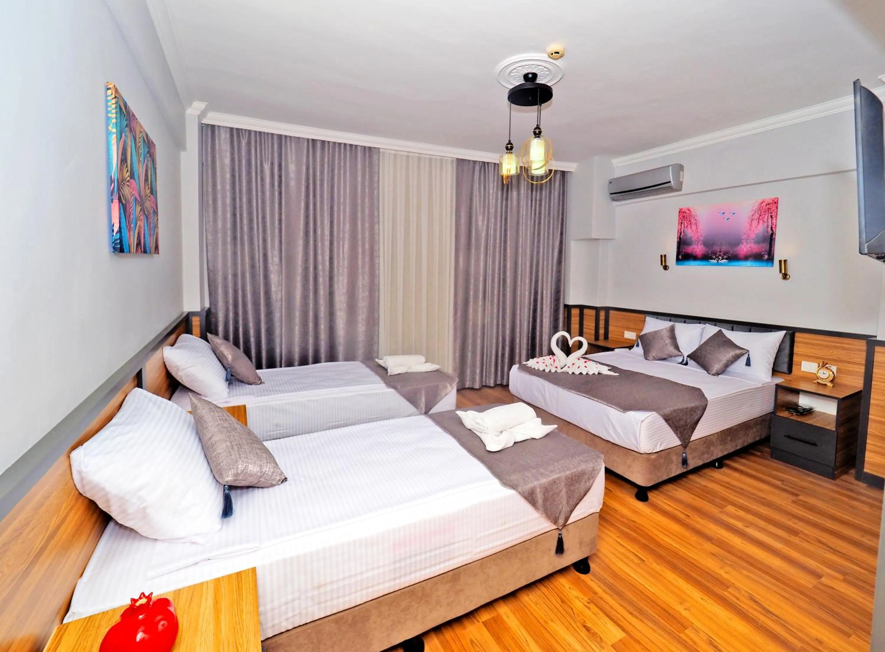 Bed in Arges old city hotel