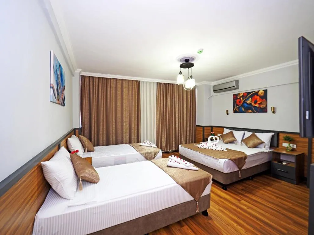 Bed in Arges old city hotel