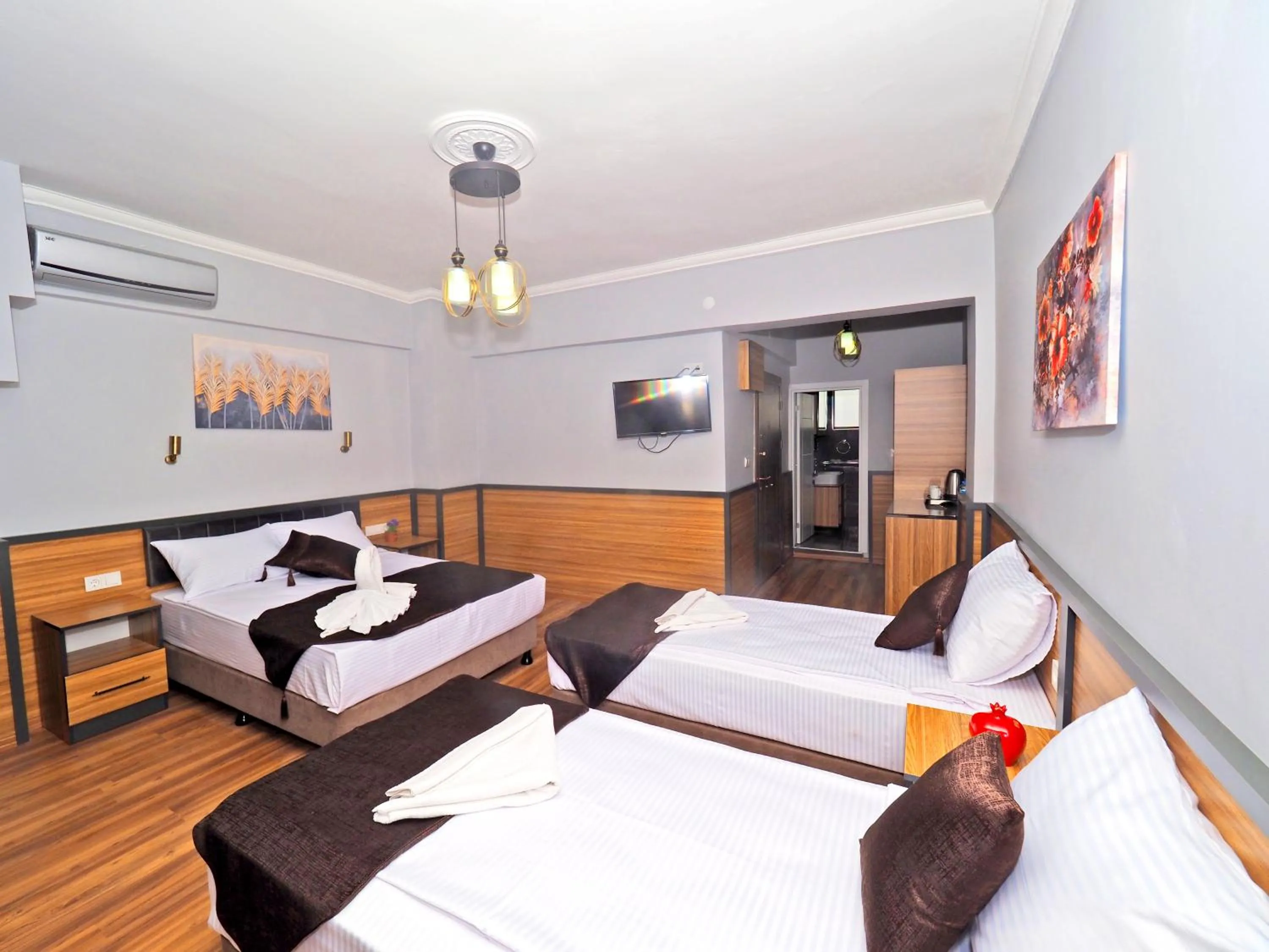 Bed in Arges old city hotel