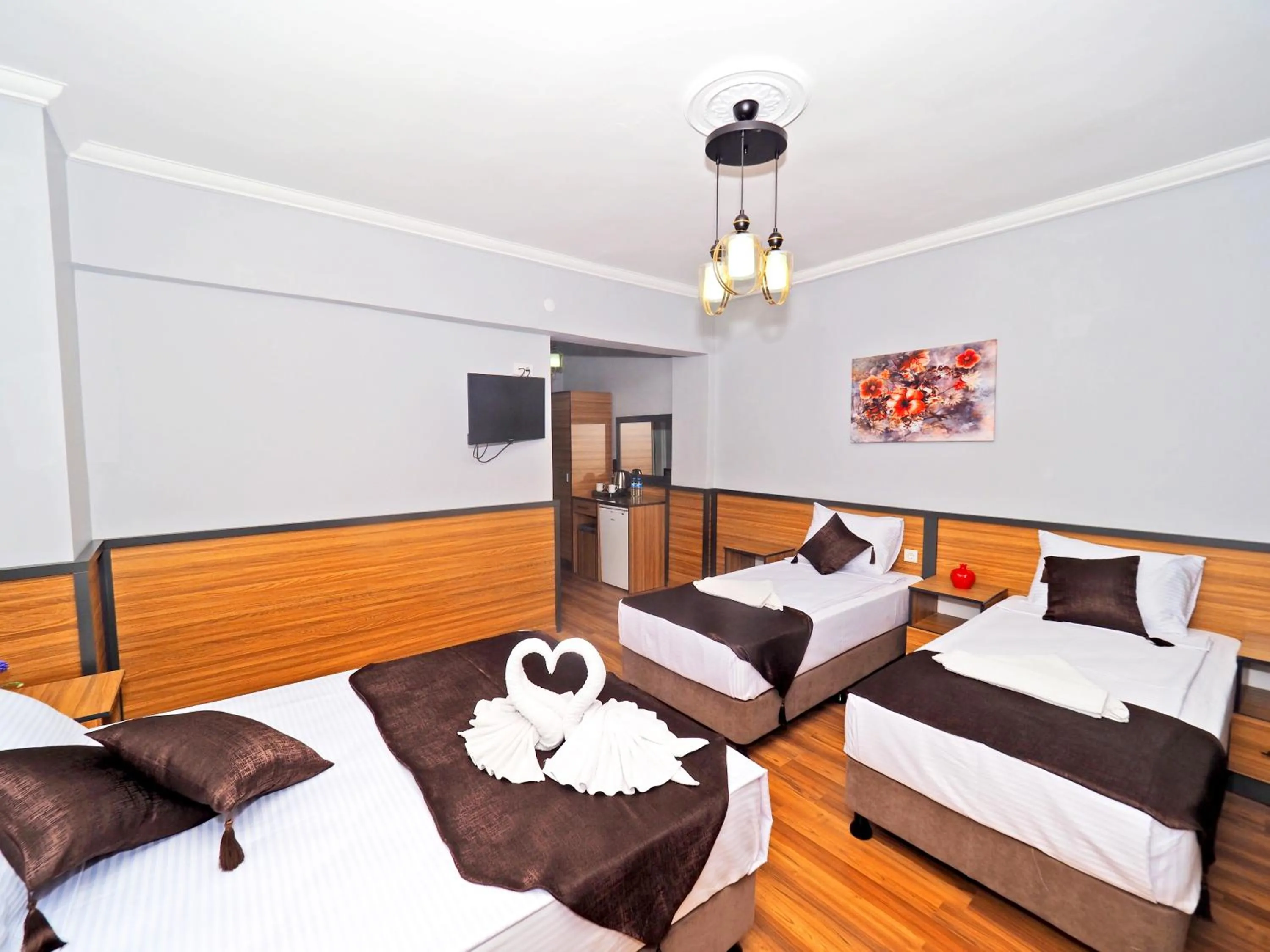 Bed in Arges old city hotel