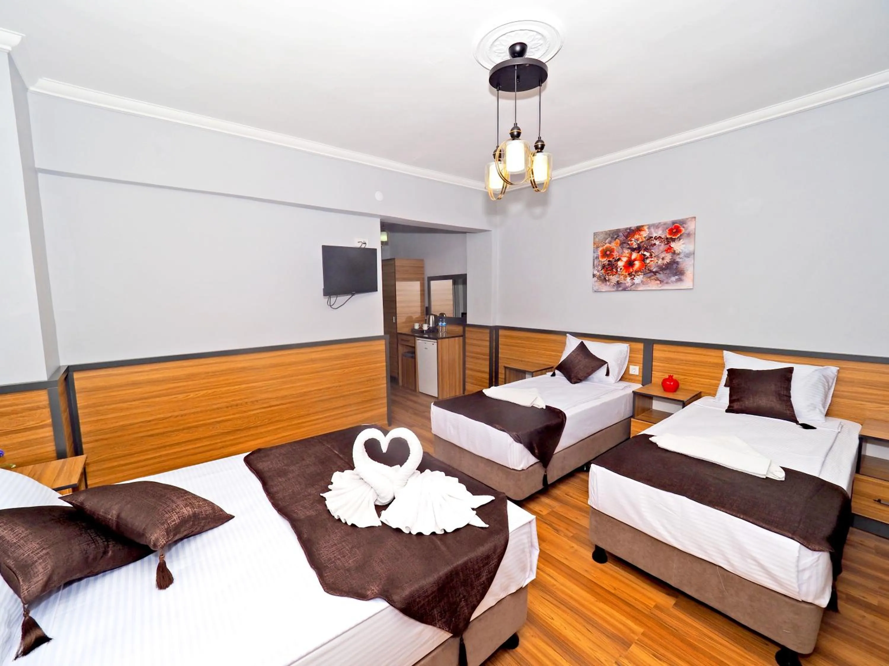 Bed in Arges old city hotel