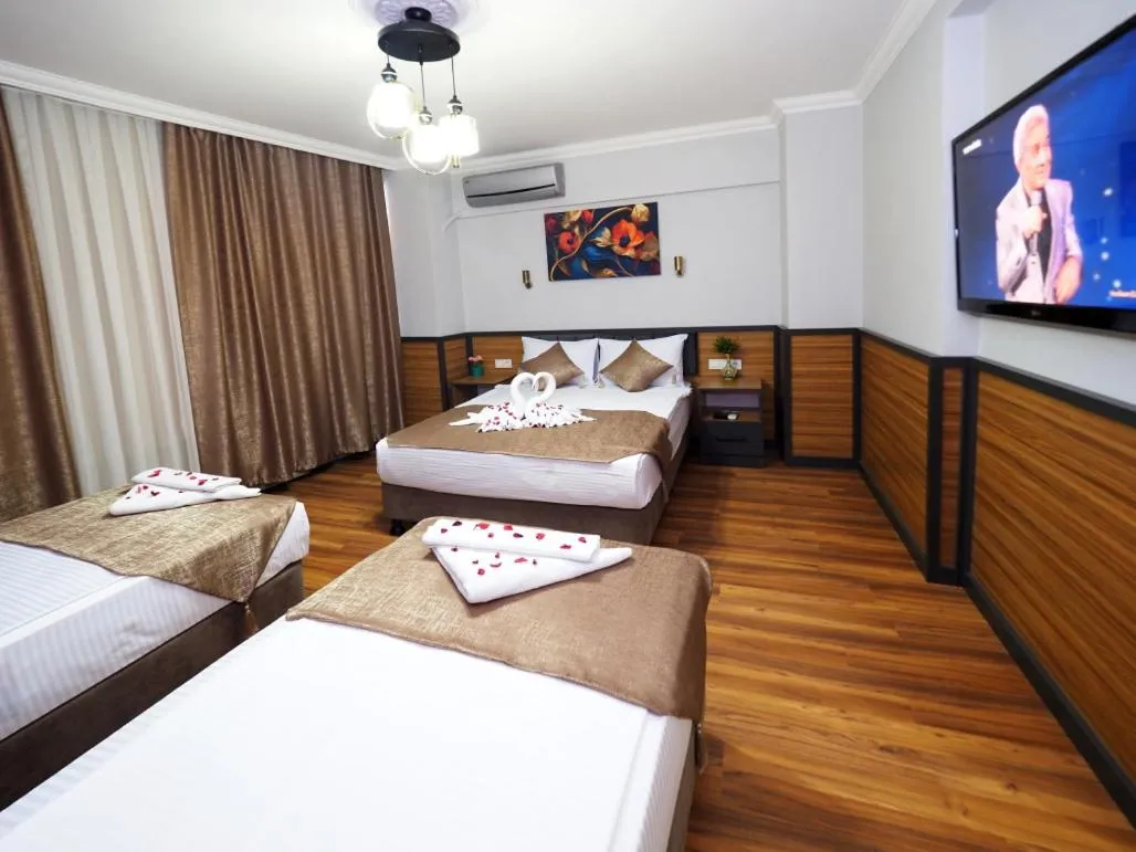 Bed in Arges old city hotel