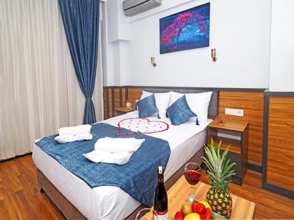 Bed in Arges old city hotel