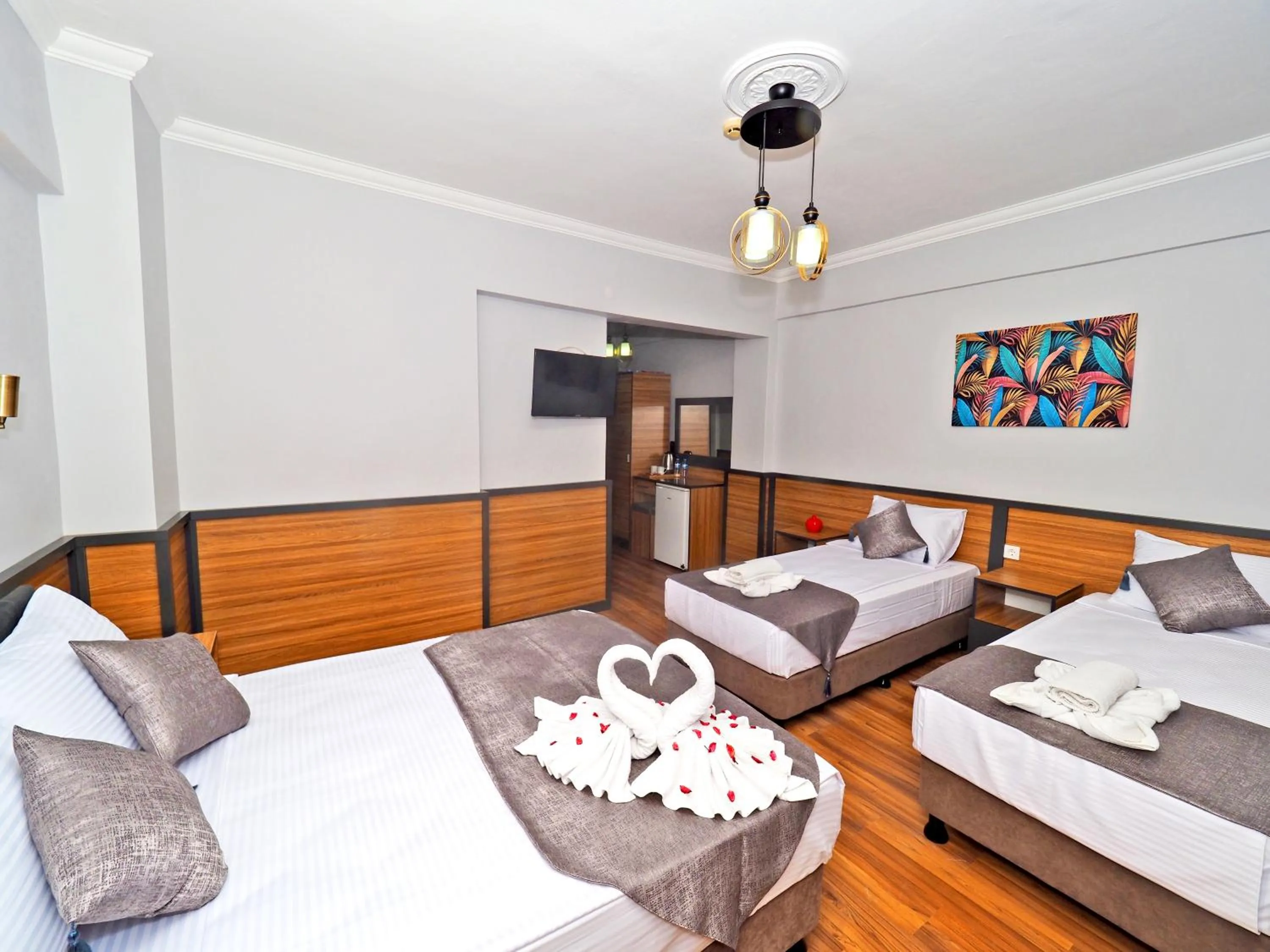 Bed in Arges old city hotel