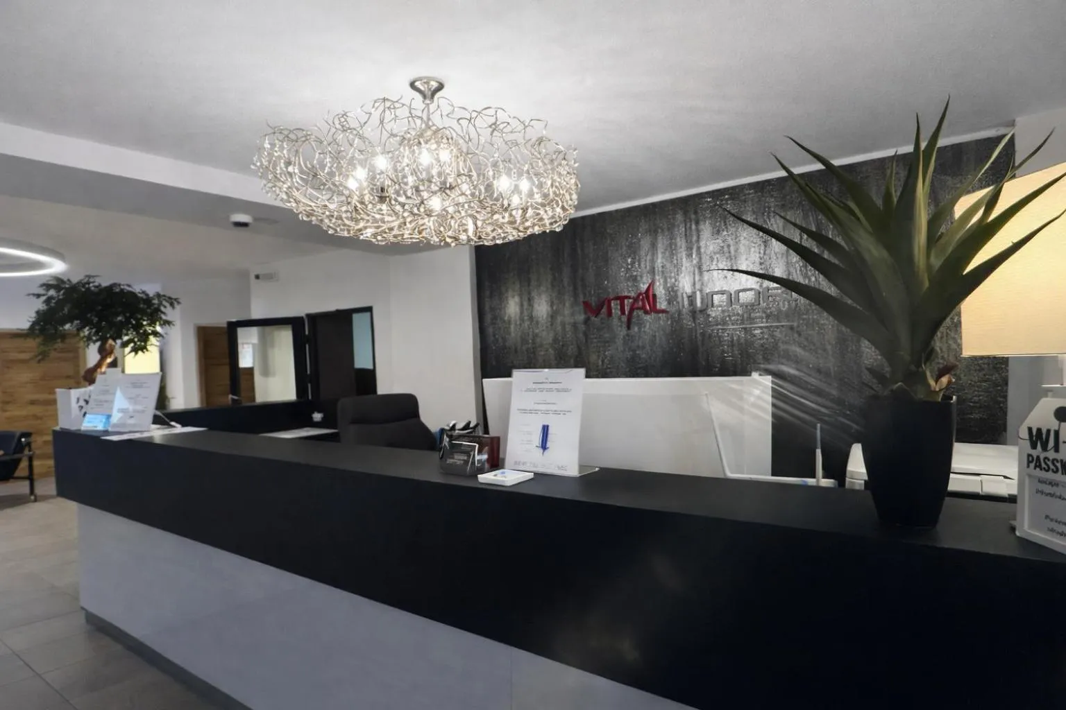 Lobby or reception in VitaLounge Sports & Spa Hotel