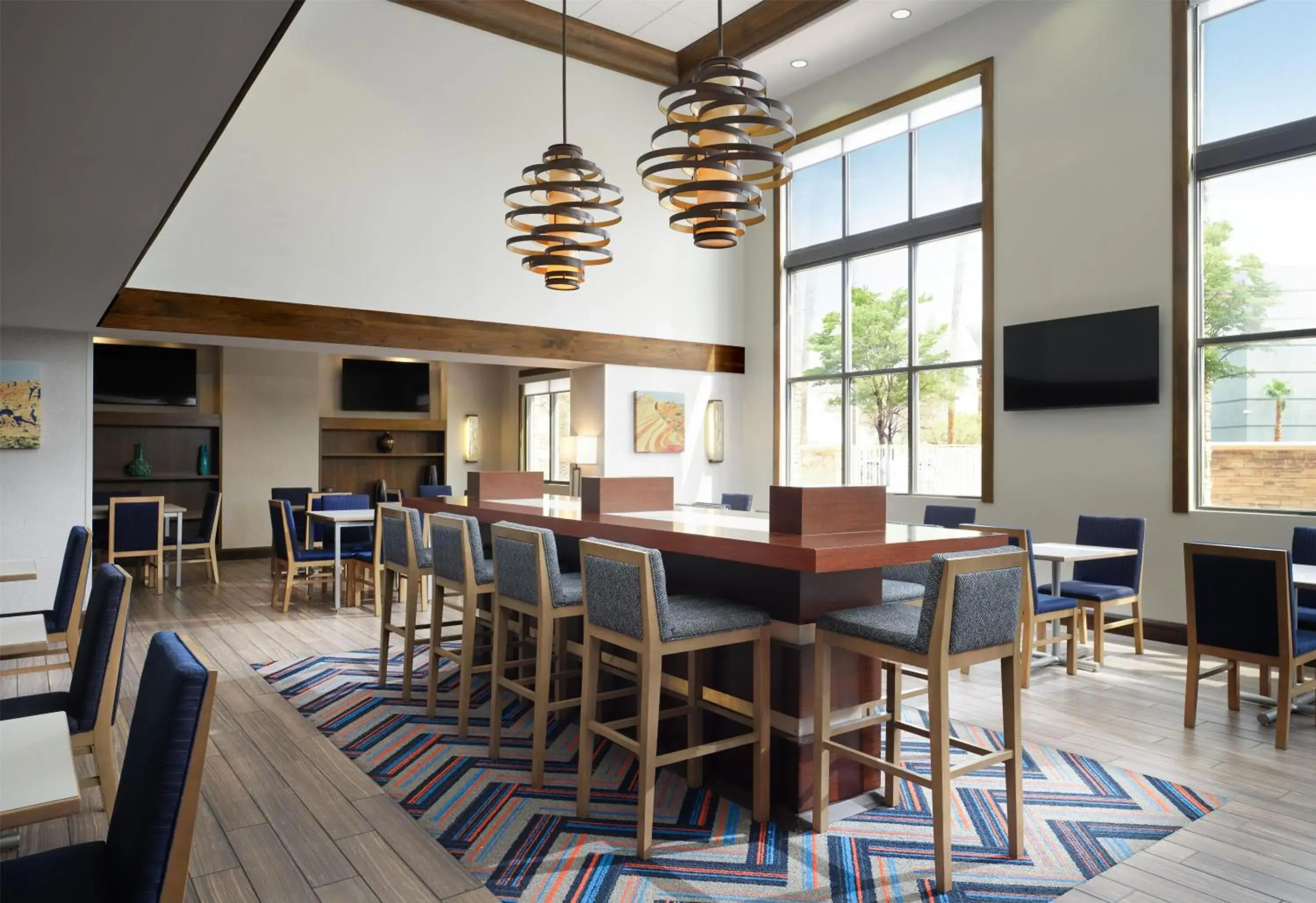 Lobby or reception in Hampton Inn & Suites Las Vegas-Red Rock/Summerlin Lobby or reception in Hampton Inn & Suites Las Vegas-Red Rock/Summerlin