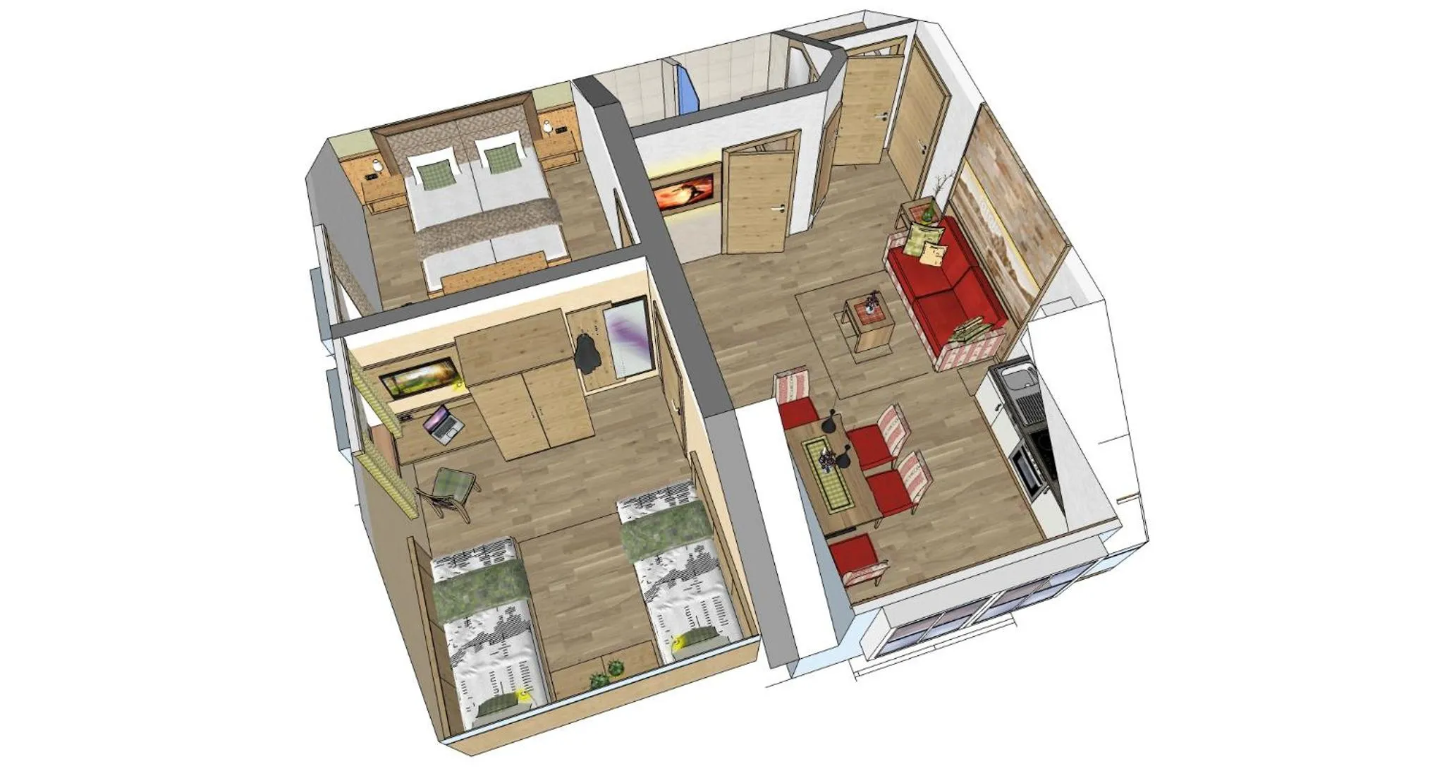 Photo of the whole room in Sportlerhof - Alimann UaB