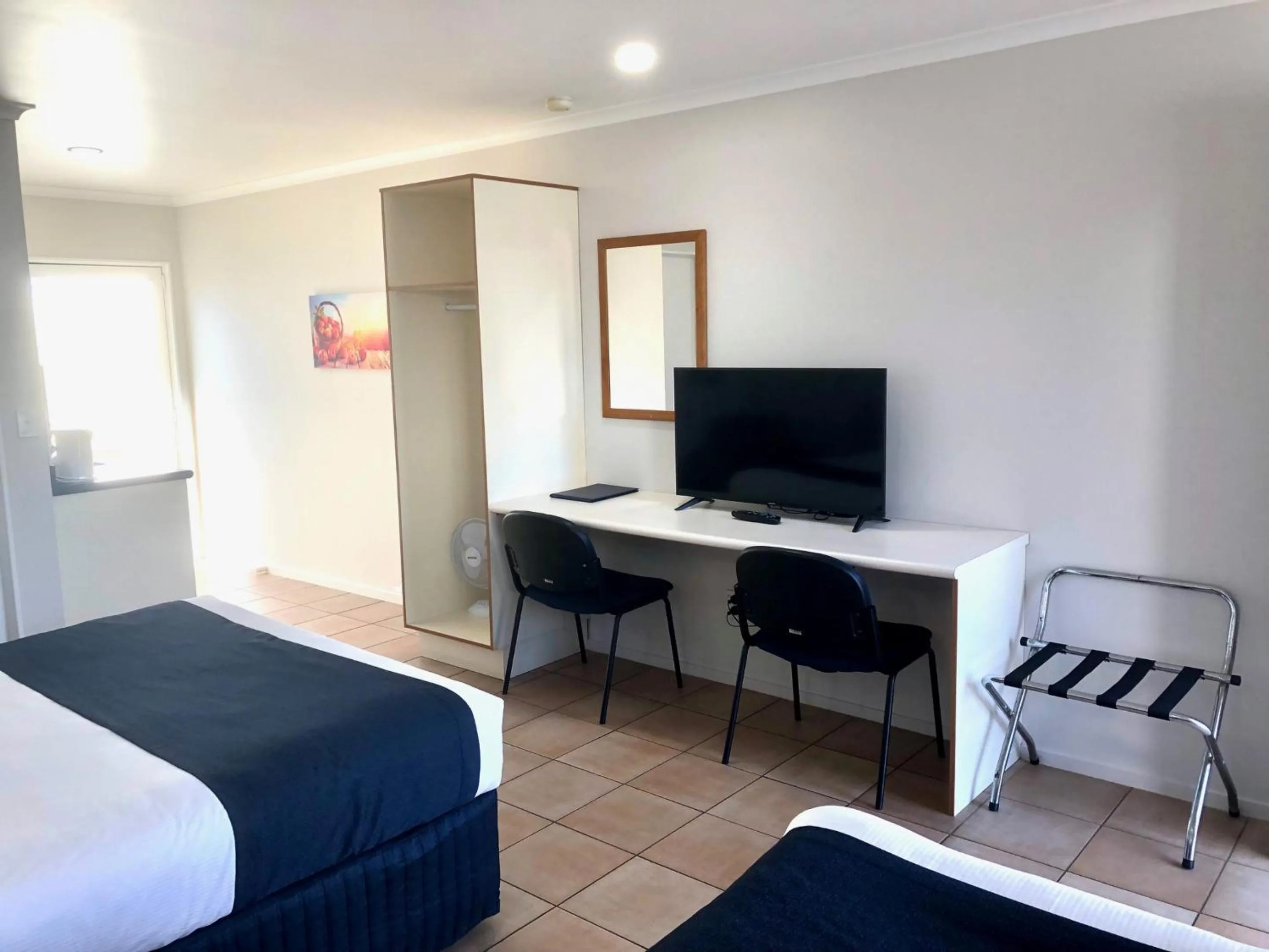 TV and multimedia, Bed in Cottage Park Thermal Motel