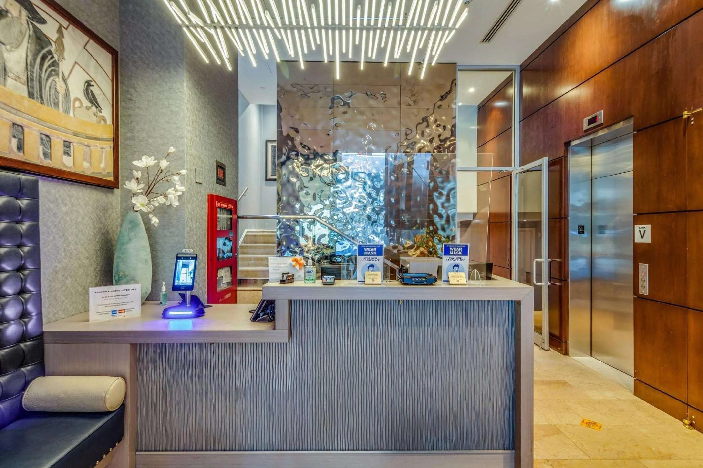 Lobby or reception in The Historic Blue Angel Hotel Lexington Ave, an Ascend Collection