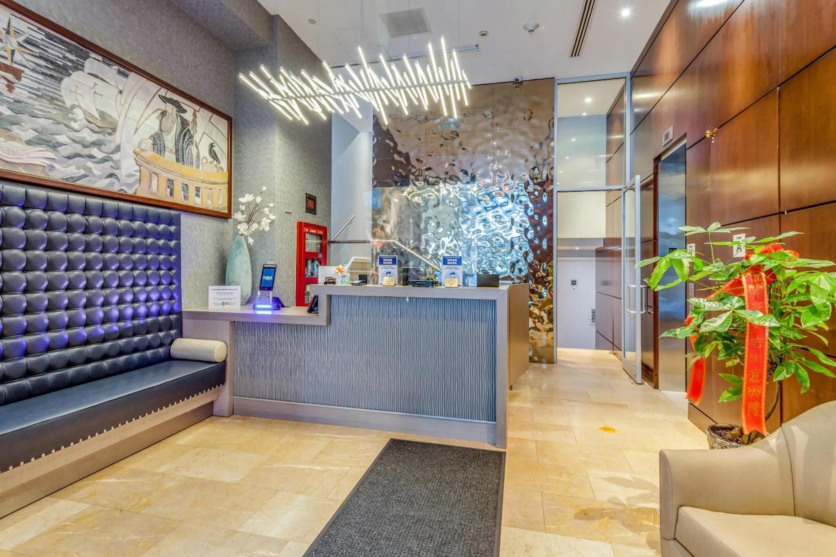 Lobby or reception in The Historic Blue Angel Hotel Lexington Ave, an Ascend Collection