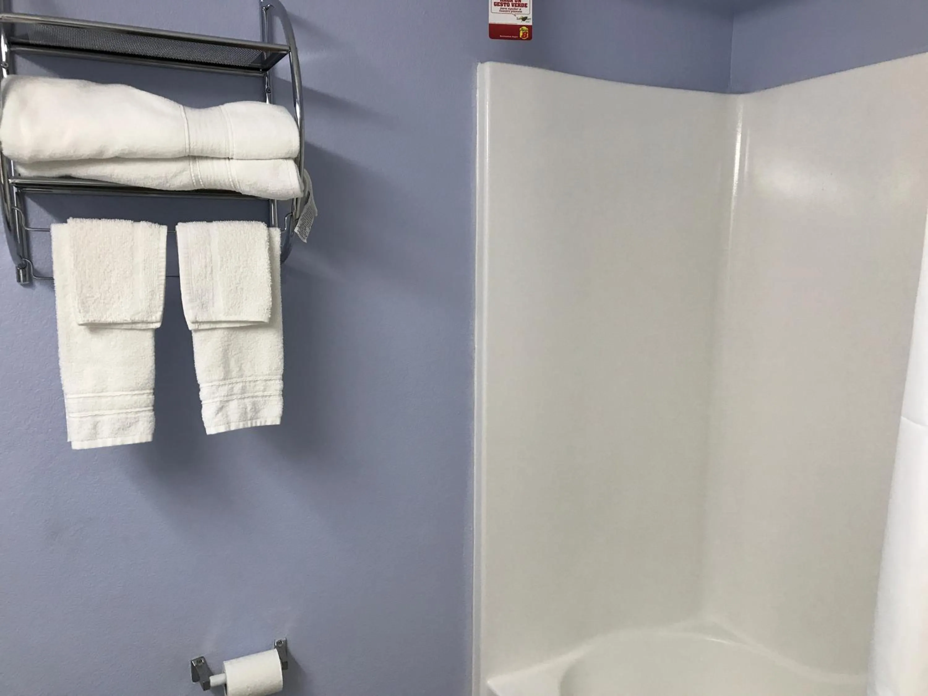 Bathroom in Super 8 by Wyndham Omaha/West Dodge