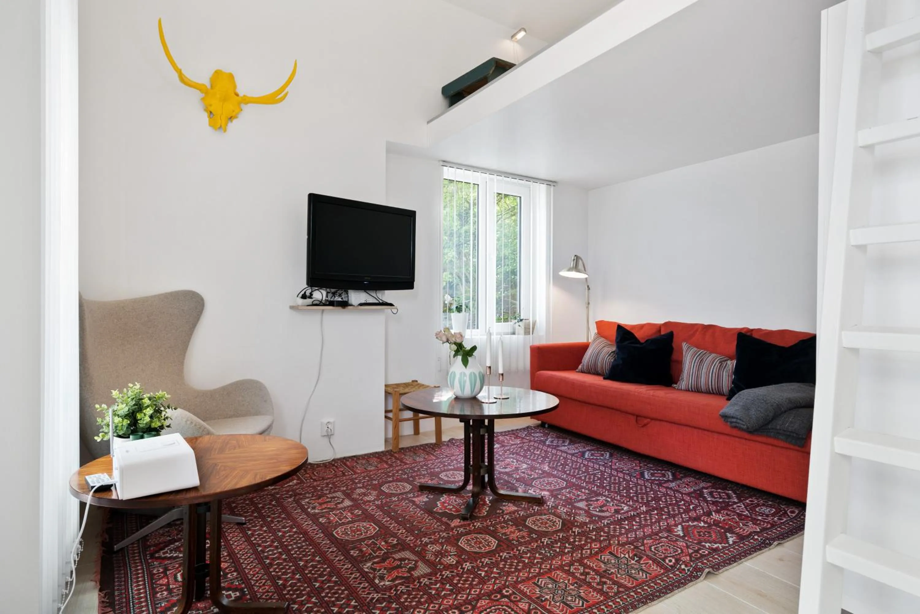 Living room in Private House & Bungalow by the sea