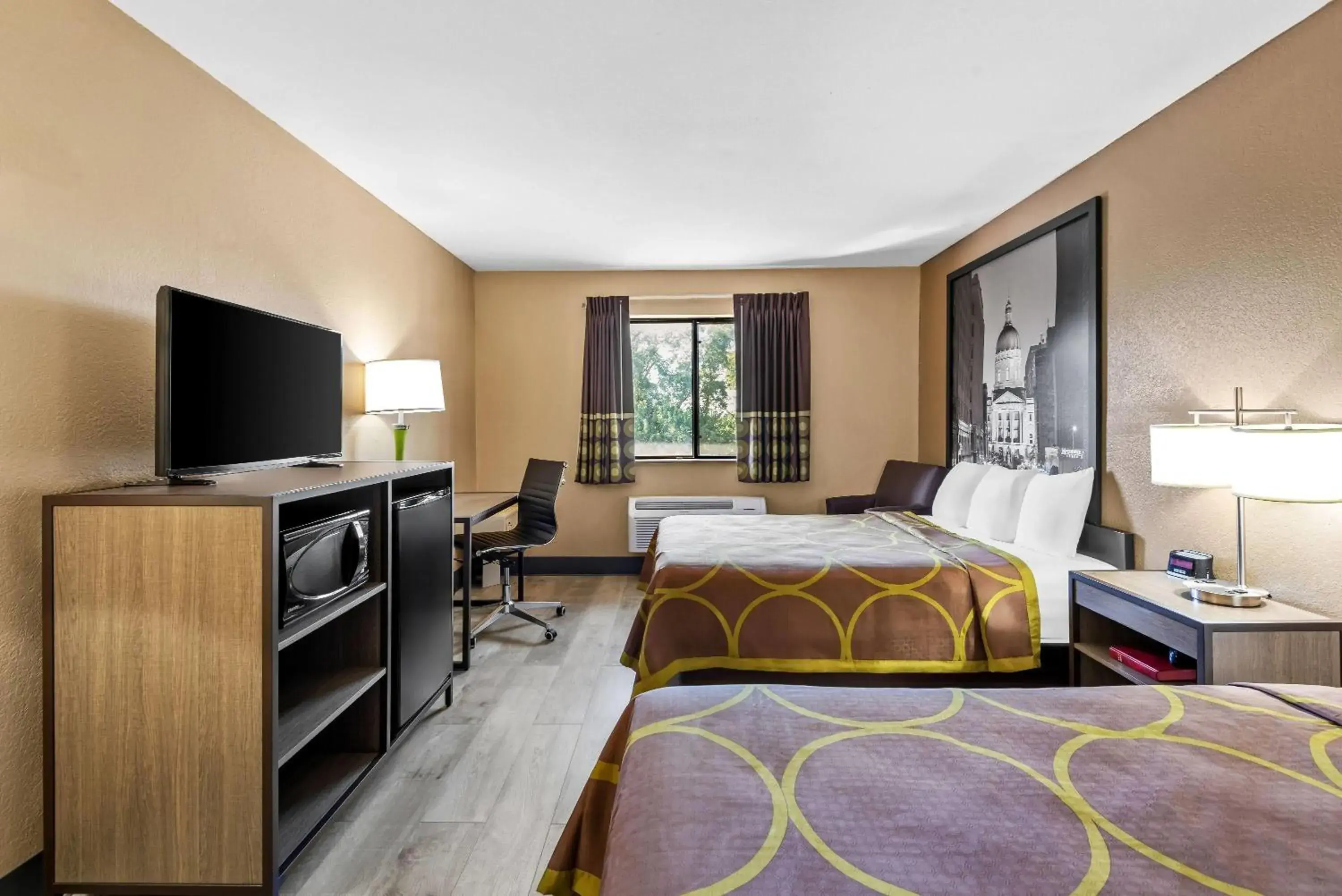 Bed in Super 8 by Wyndham Terre Haute Bed in Super 8 by Wyndham Terre Haute